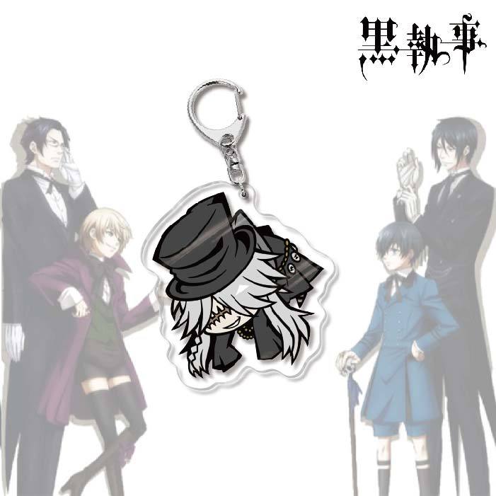 Black Butler Acrylic Keychain