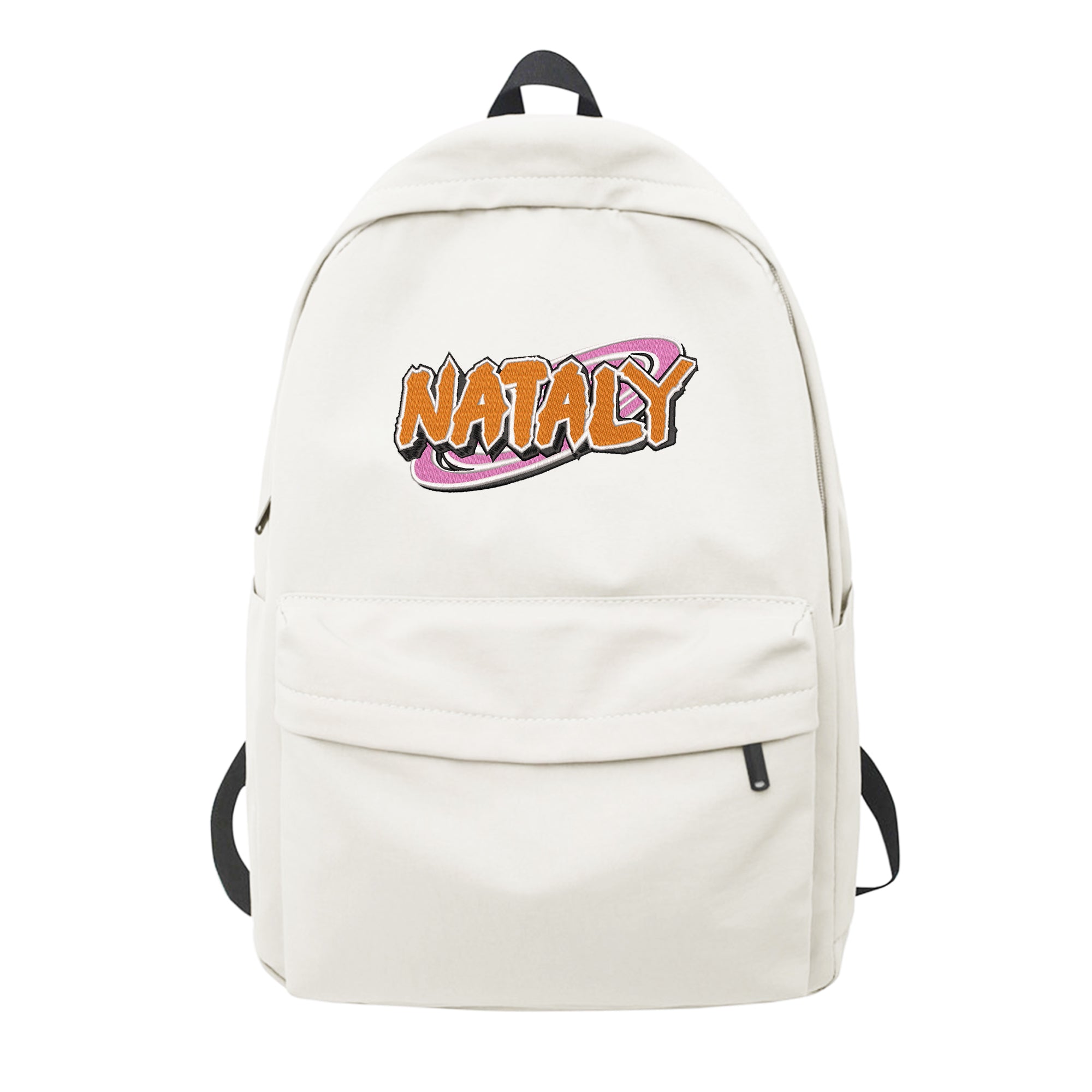 Personalized Anime Font Embroidered Backpack