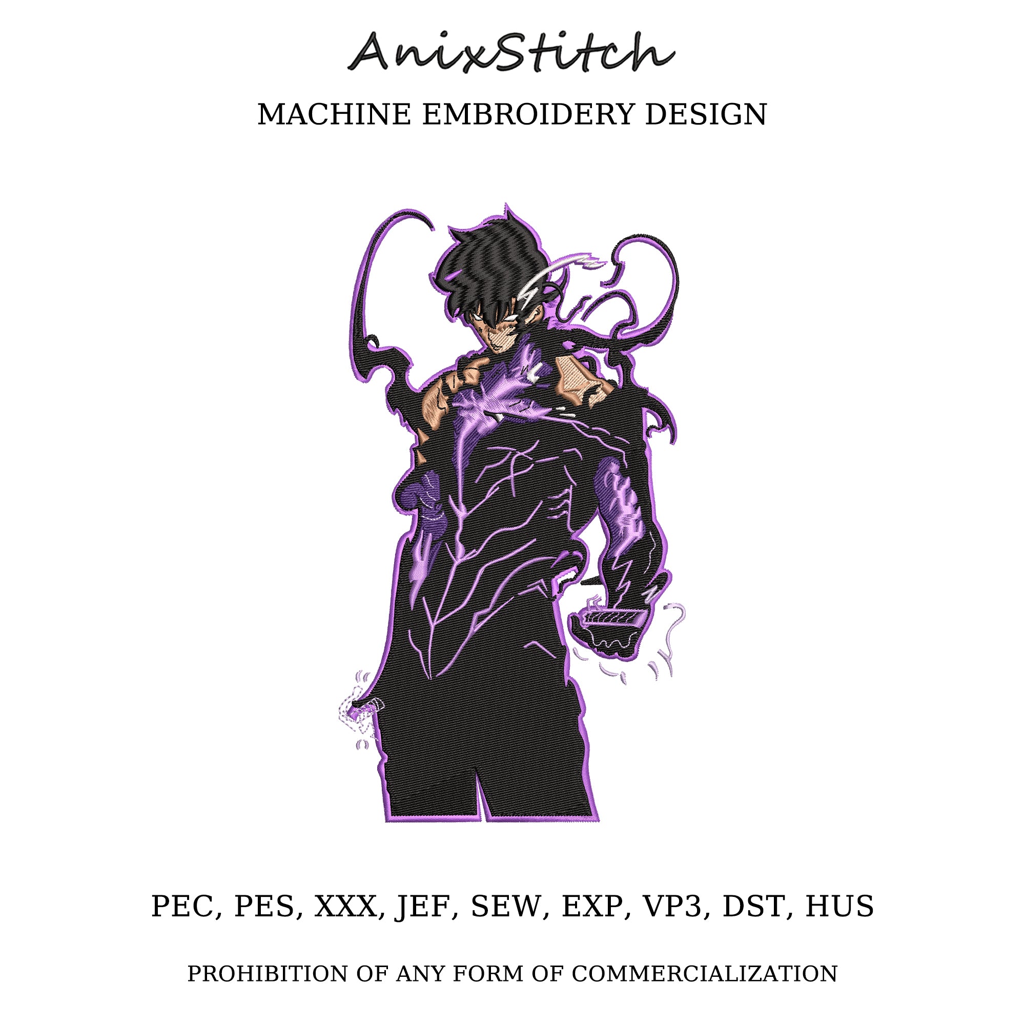 Anime Embroidery Design