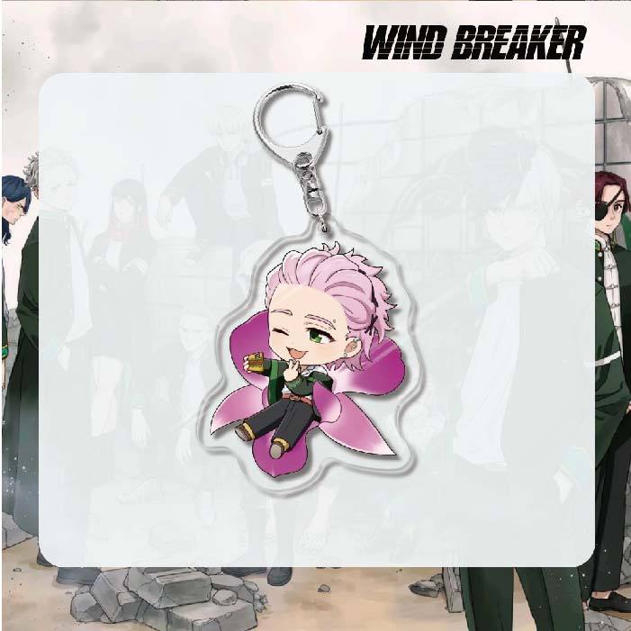 Wind Breaker Acrylic Keychain