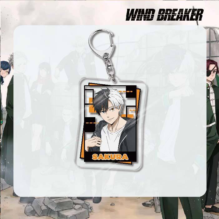 Wind Breaker Acrylic Keychain