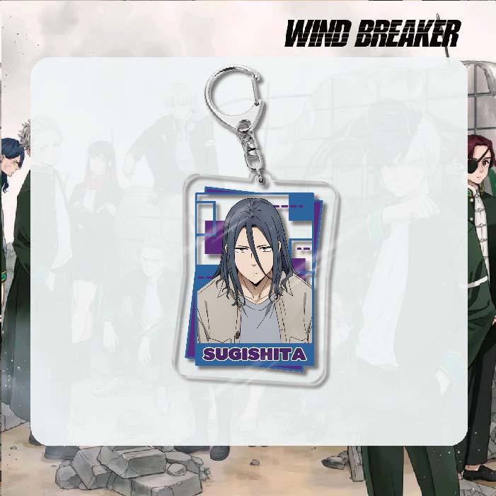 Wind Breaker Acrylic Keychain