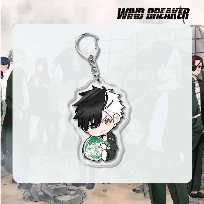 Wind Breaker Acrylic Keychain