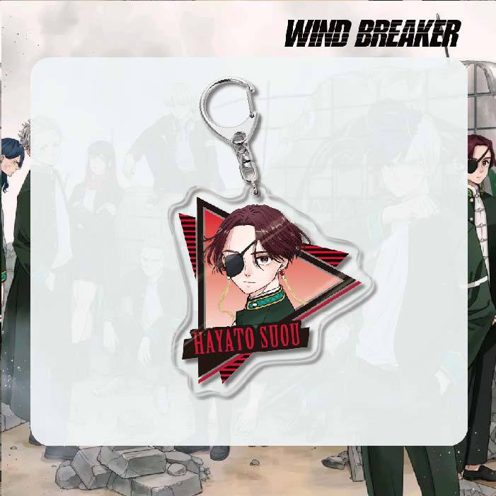 Wind Breaker Acrylic Keychain