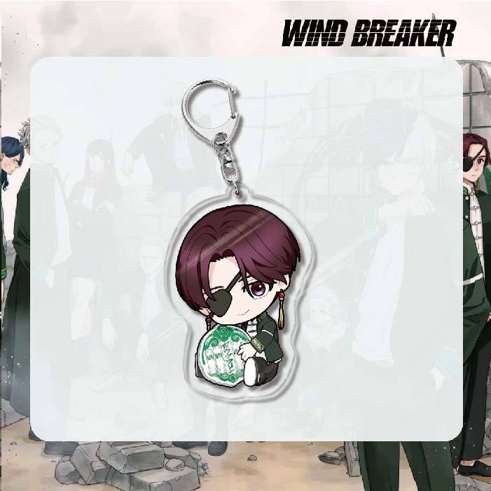 Wind Breaker Acrylic Keychain