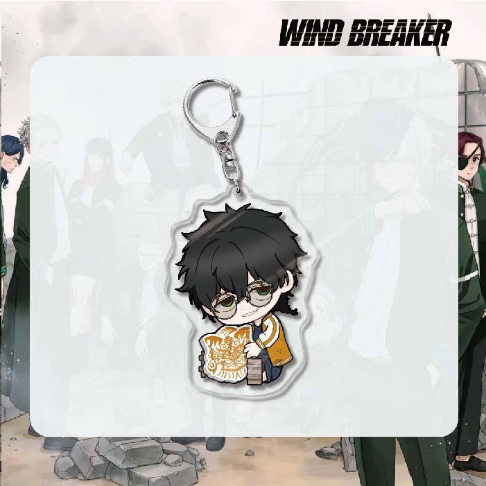 Wind Breaker Acrylic Keychain