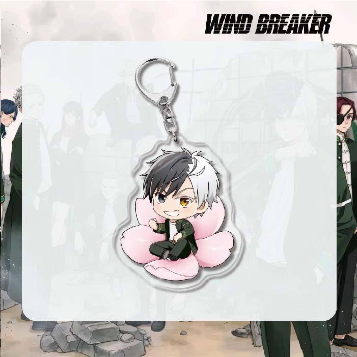 Wind Breaker Acrylic Keychain
