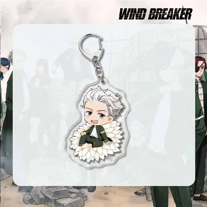 Wind Breaker Acrylic Keychain