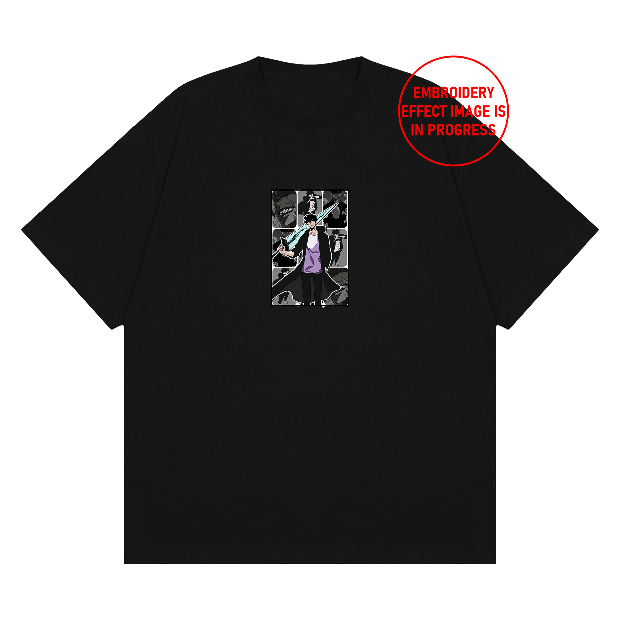 Sung Jin-woo Embroidered T-Shirt