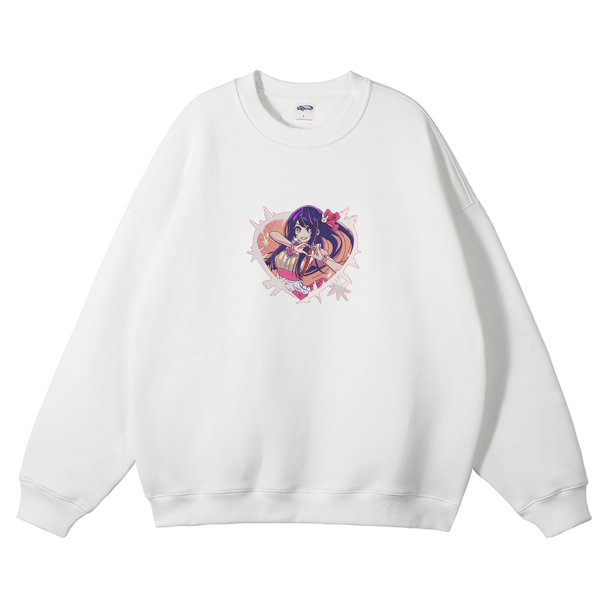 Hoshino Ai Embroidered Crewneck Sweatshirt