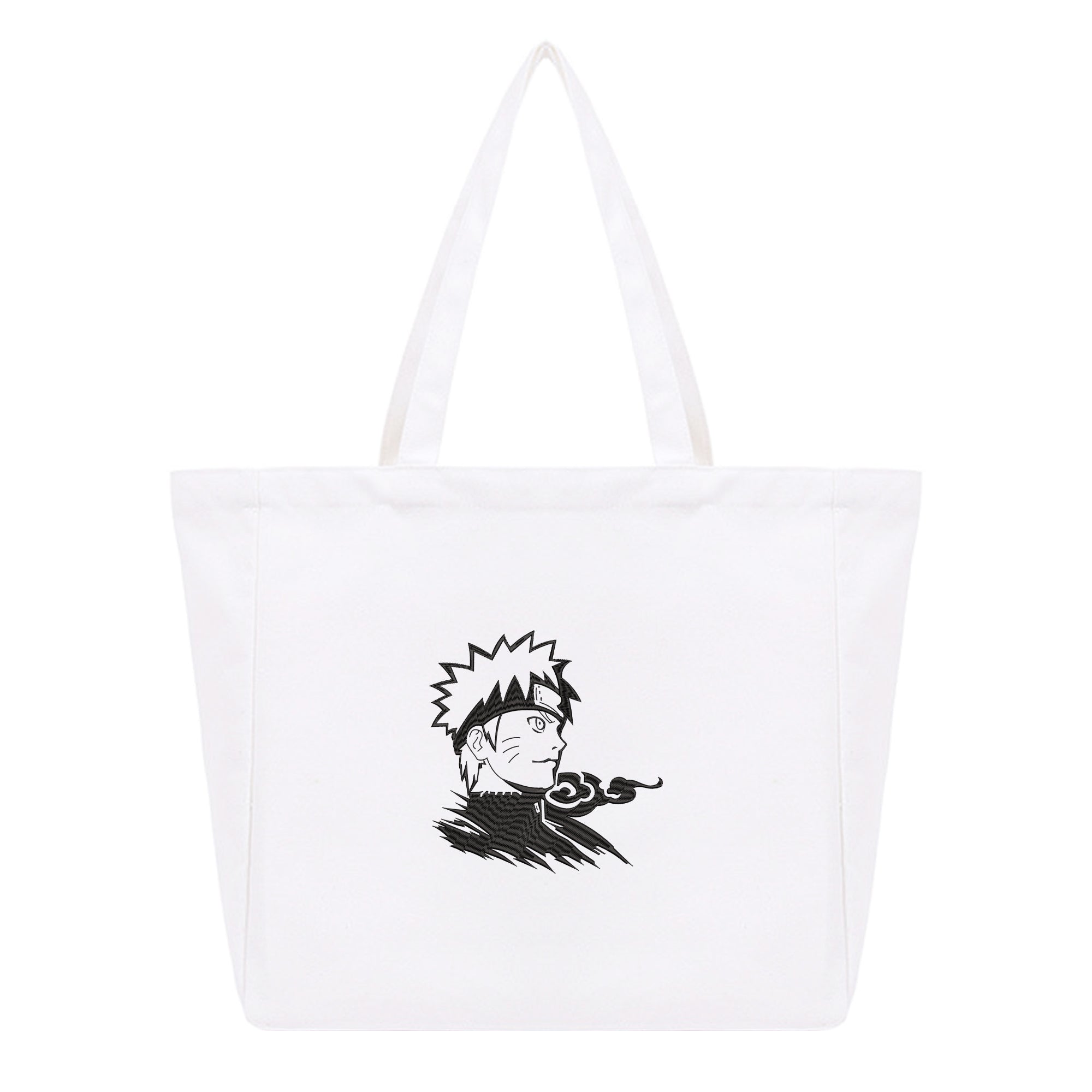 Naruto Embroidery Cotton Tote Bag