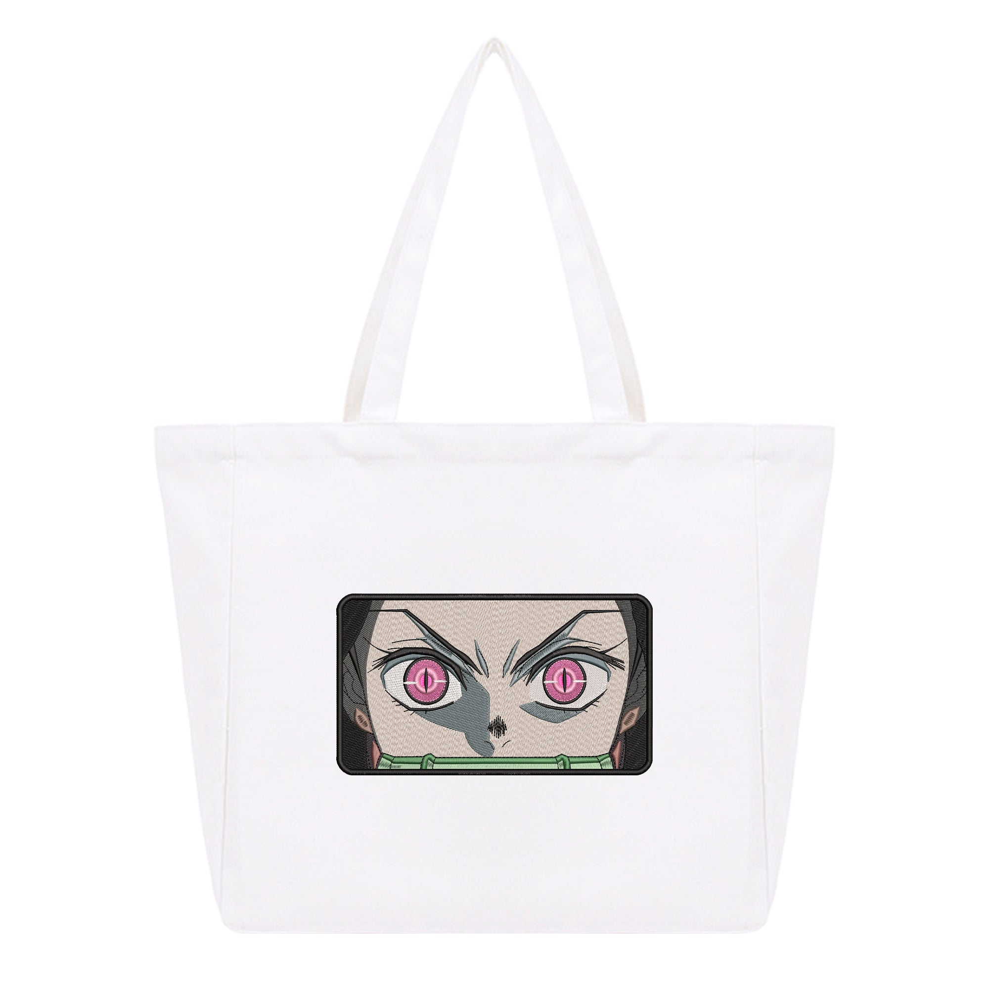 Kamado Nezuko Embroidery Cotton Tote Bag