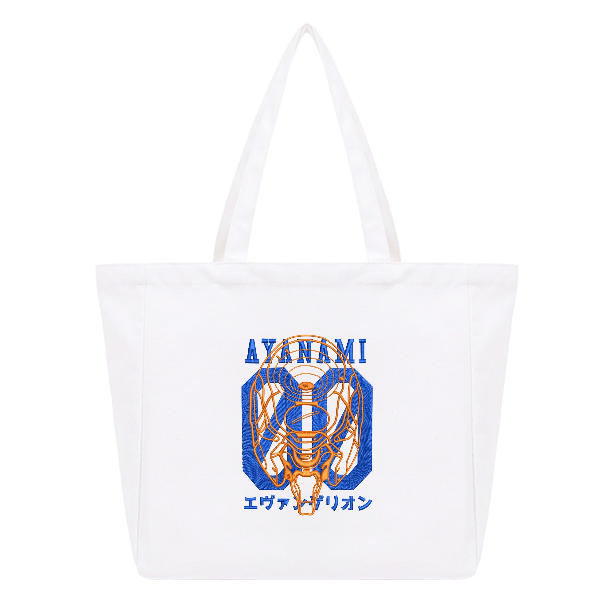 Rei Ayanami EVA00 Embroidery Cotton Tote Bag