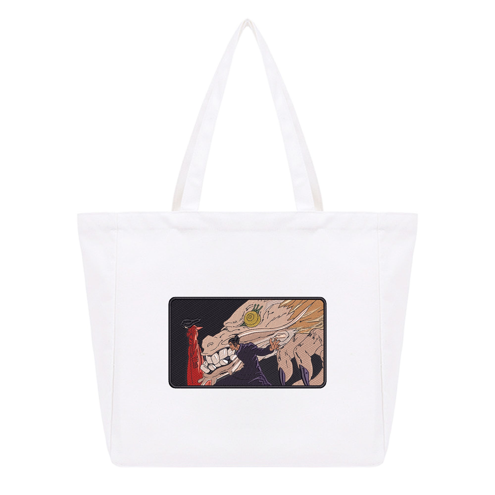 Geto Suguru Embroidery Cotton Tote Bag