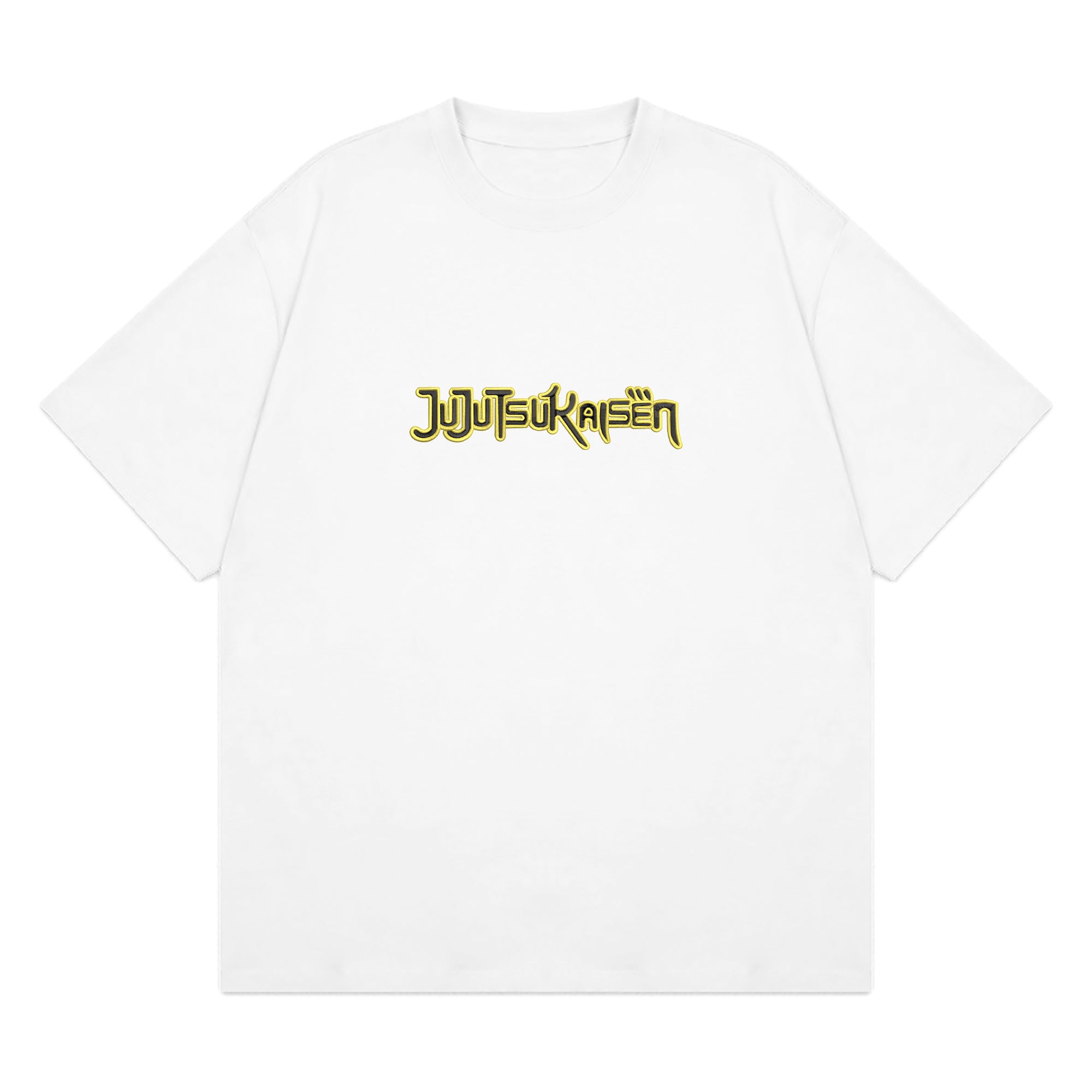 Personalized Anime Font Embroidered T-Shirt