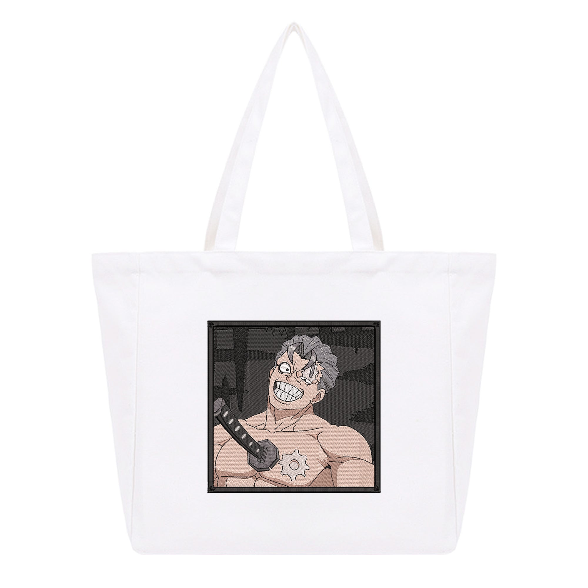 Andy Undead Embroidery Cotton Tote Bag