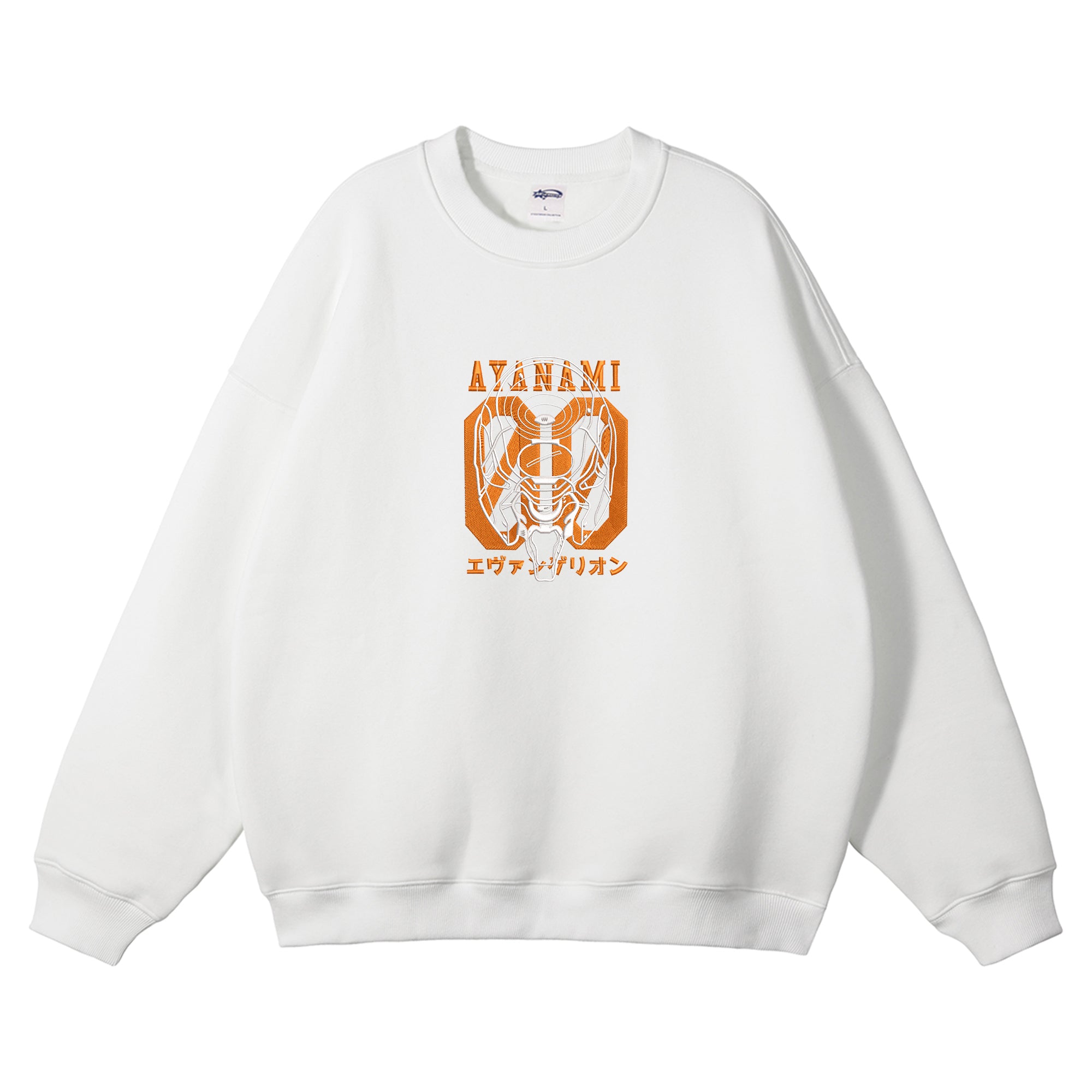 Rei Ayanami EVA00 Embroidered Crewneck Sweatshirt