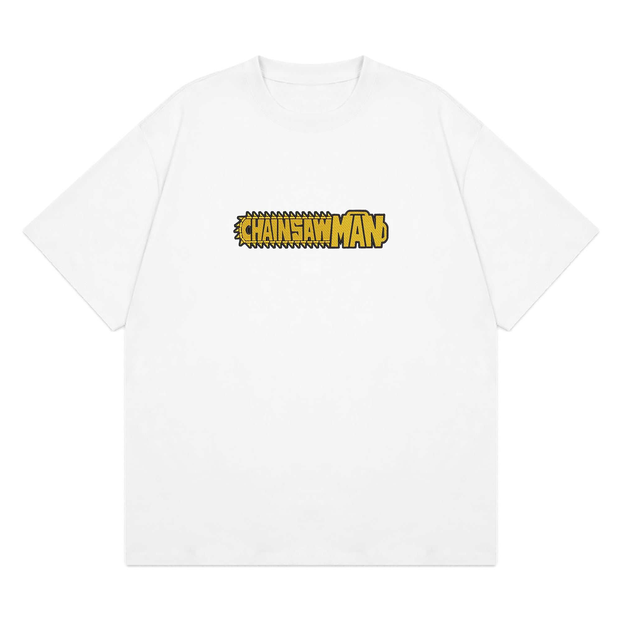 Personalized Anime Font Embroidered T-Shirt