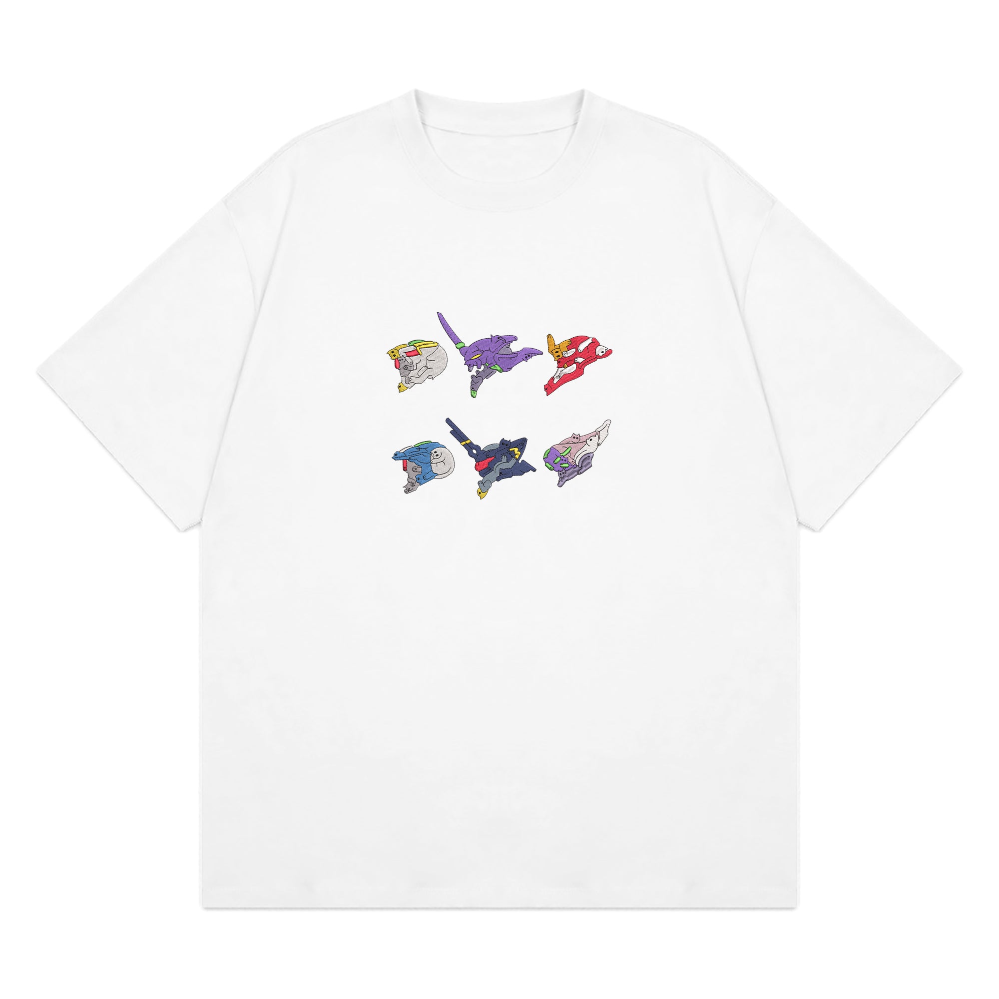 Neon Genesis Evangelion Embroidered T-Shirt
