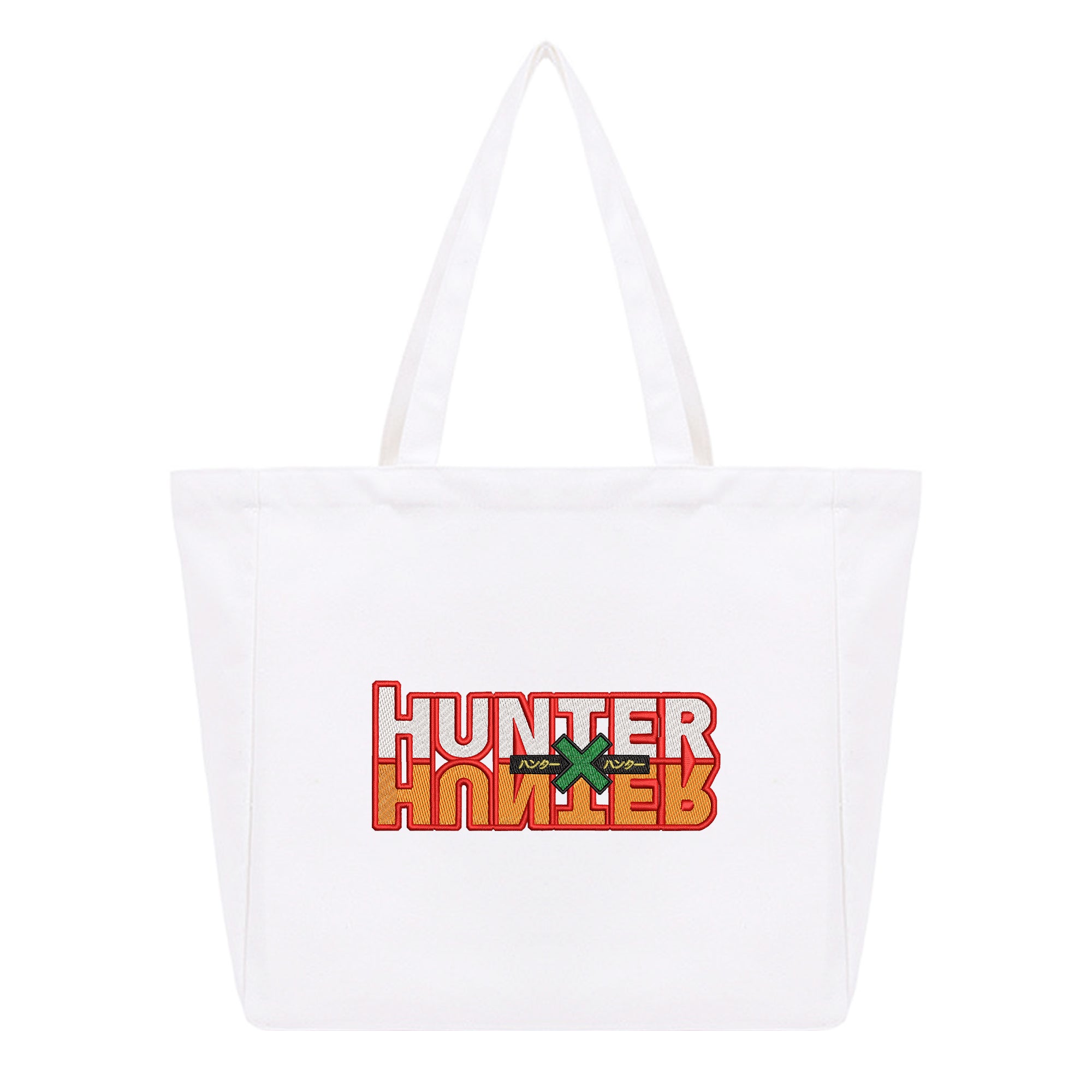 Personalized Anime Font Embroidered Cotton Tote Bag