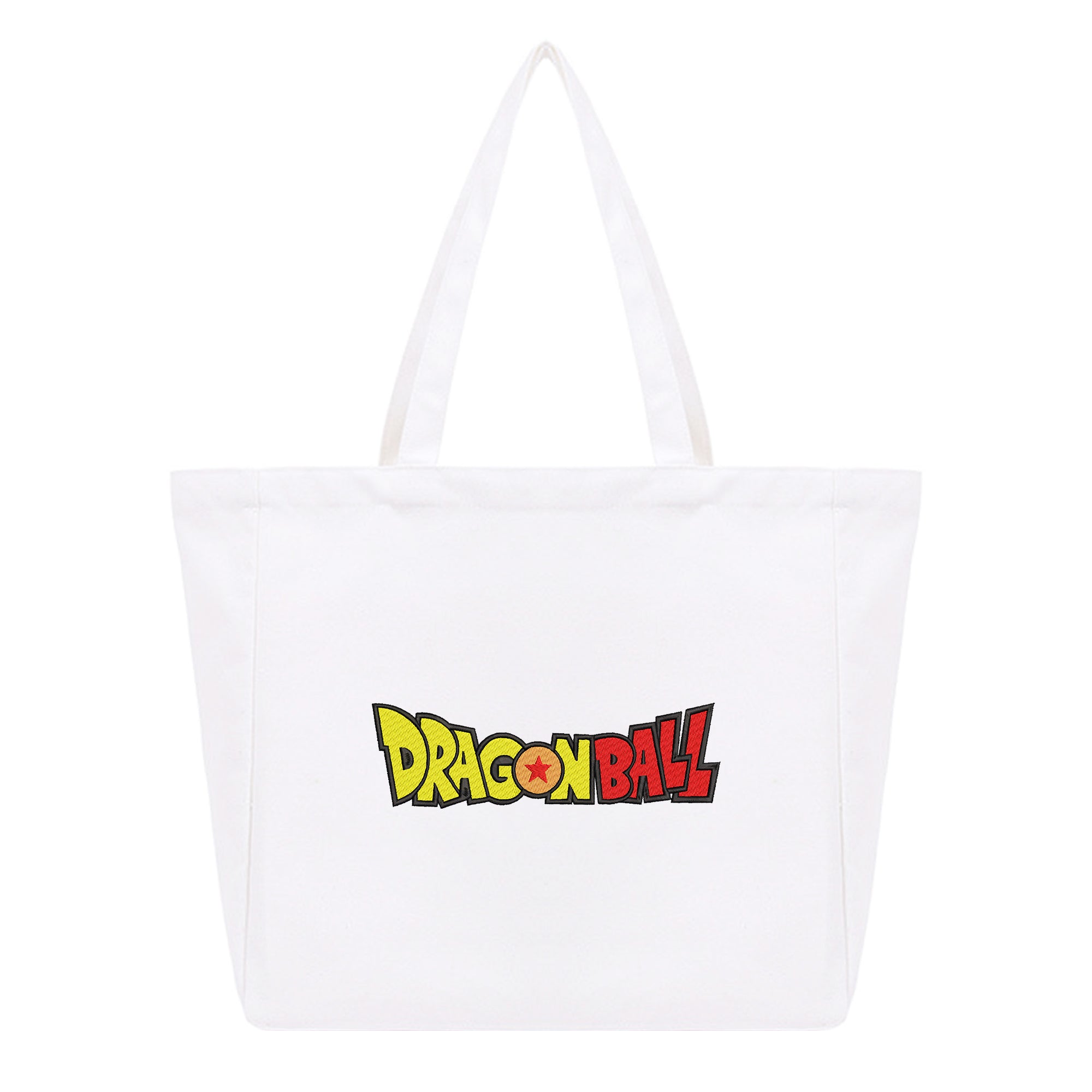 Personalized Anime Font Embroidered Cotton Tote Bag