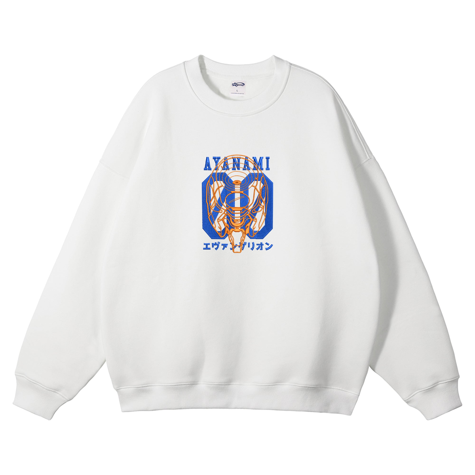 Rei Ayanami EVA00 Embroidered Crewneck Sweatshirt