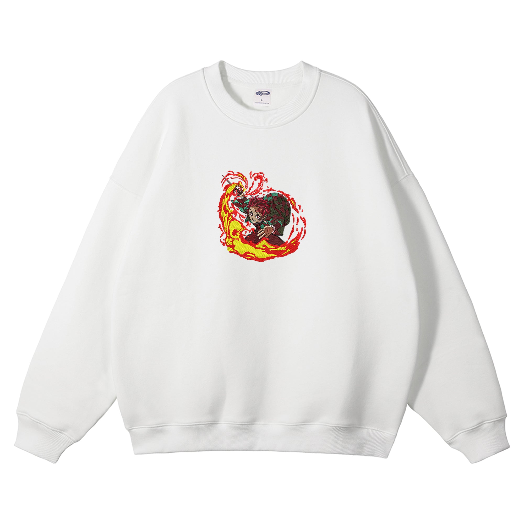 Kamado Tanjirou Embroidered Crewneck Sweatshirt