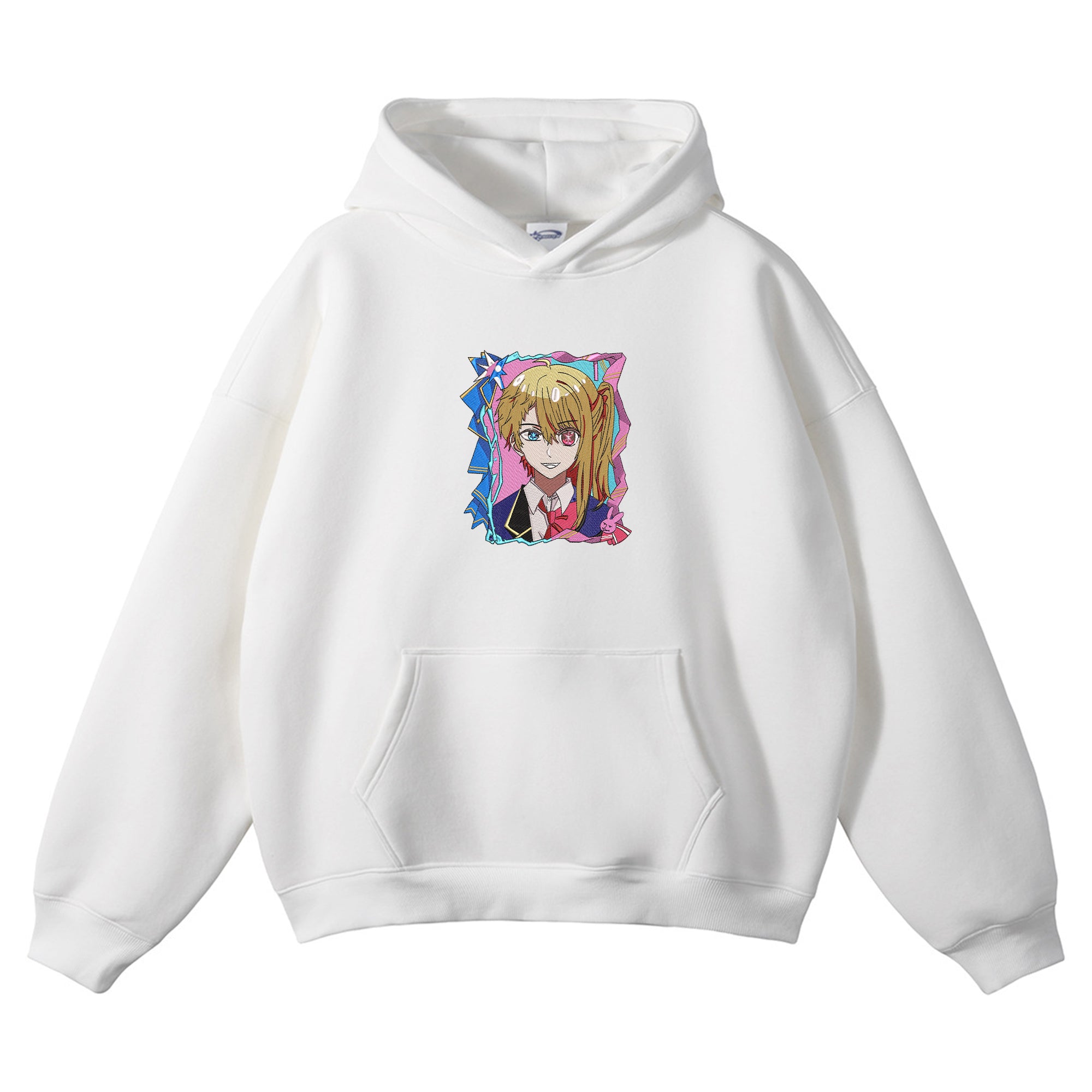 Hoshino Aquamarine Embroidered Hoodie