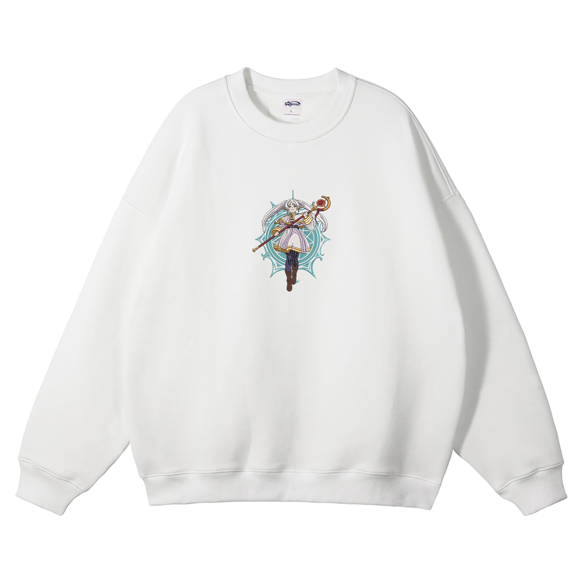 Fern Embroidered Crewneck Sweatshirt