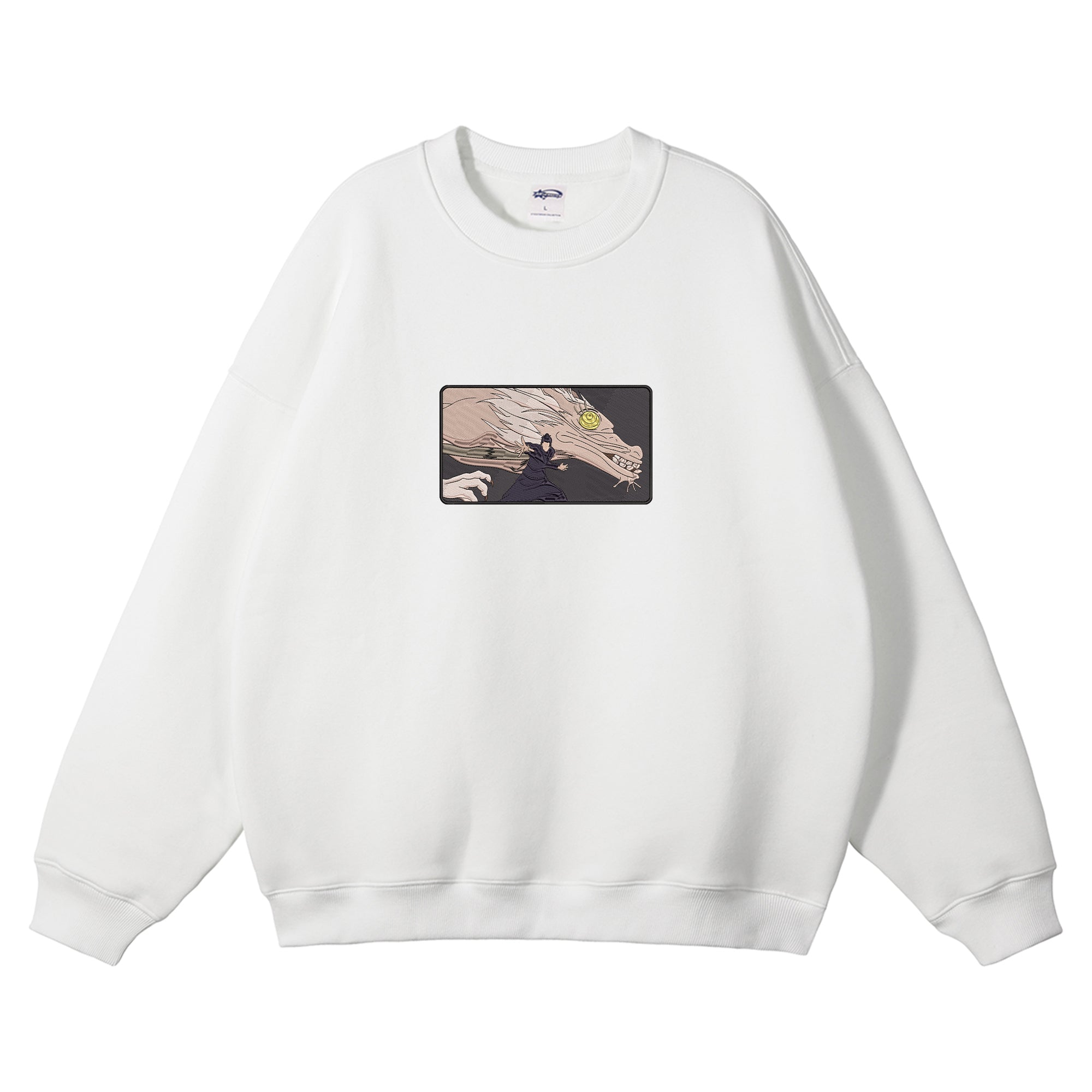 Geto Suguru Embroidered Crewneck Sweatshirt