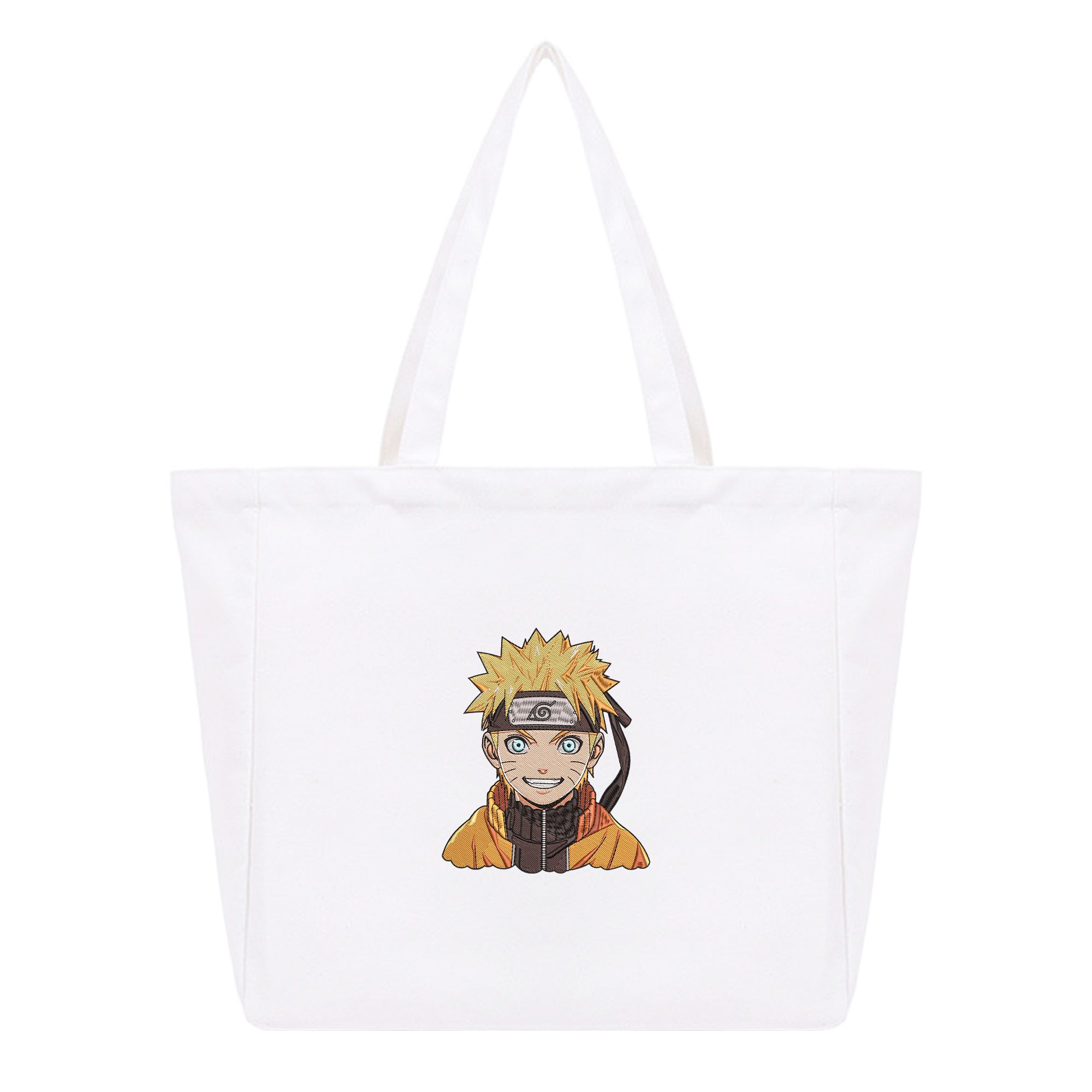 Naruto Embroidery Cotton Tote Bag