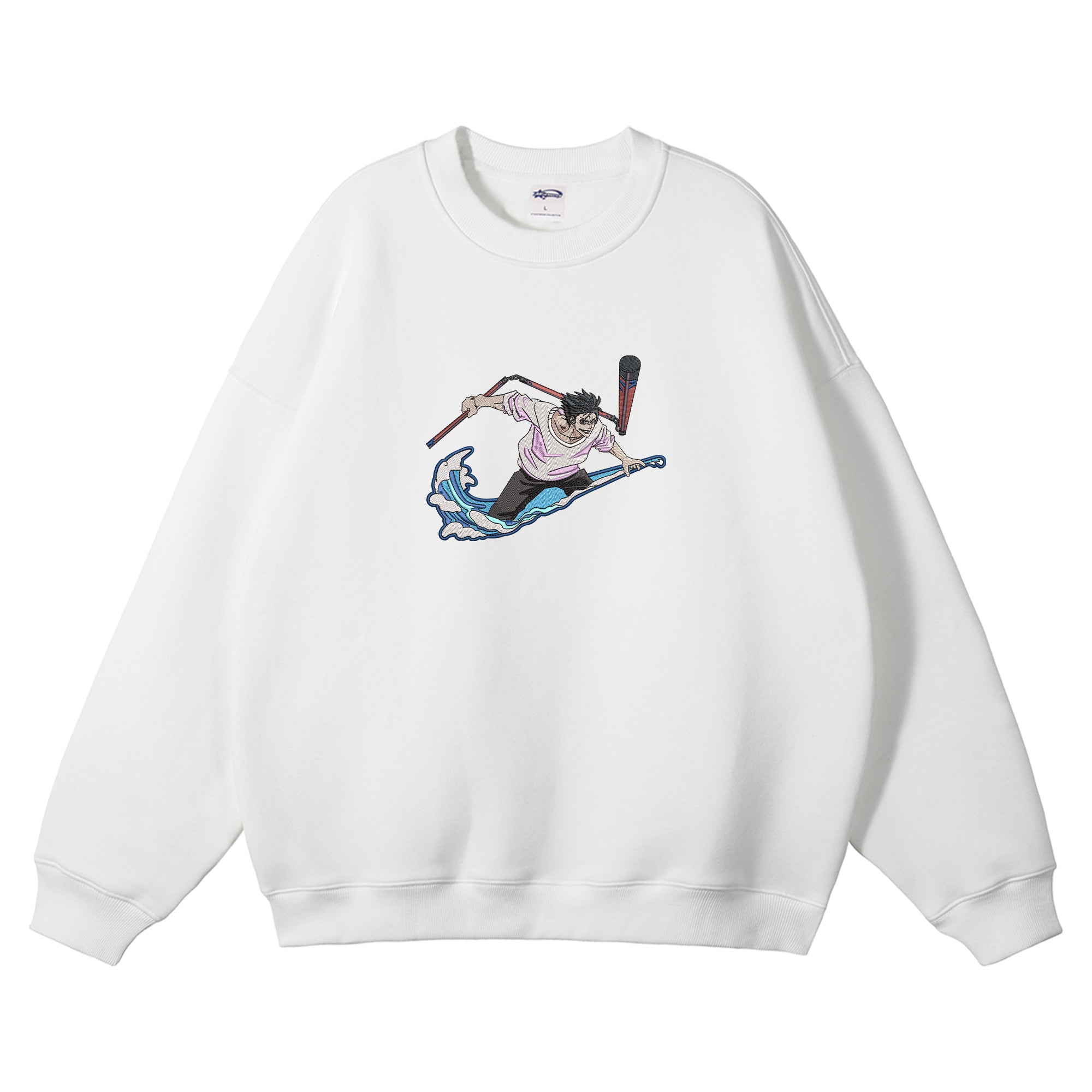 Fushiguro Toji Embroidered Crewneck Sweatshirt