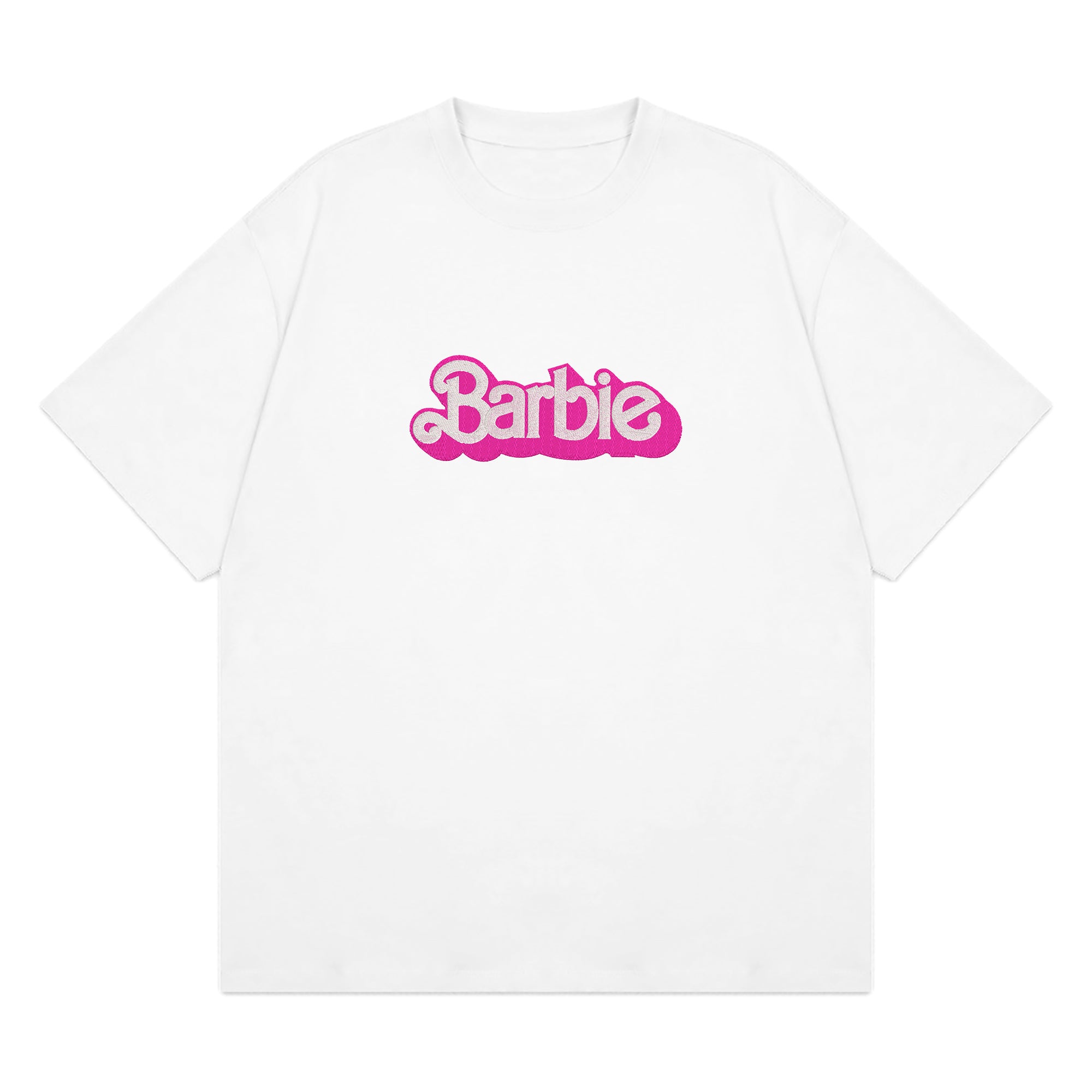 Personalized Anime Font Embroidered T-Shirt