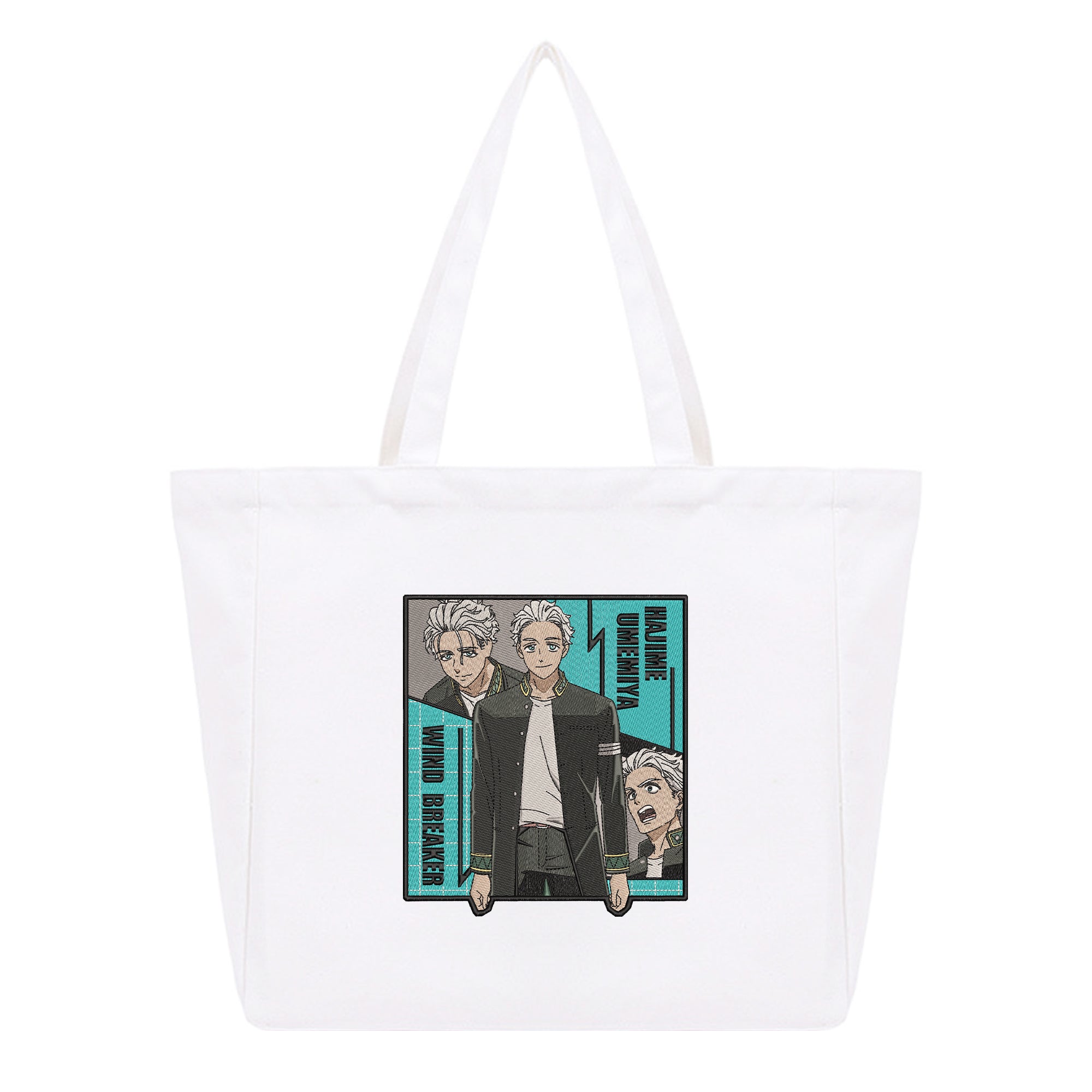 Umemiya Hajime Embroidery Cotton Tote Bag