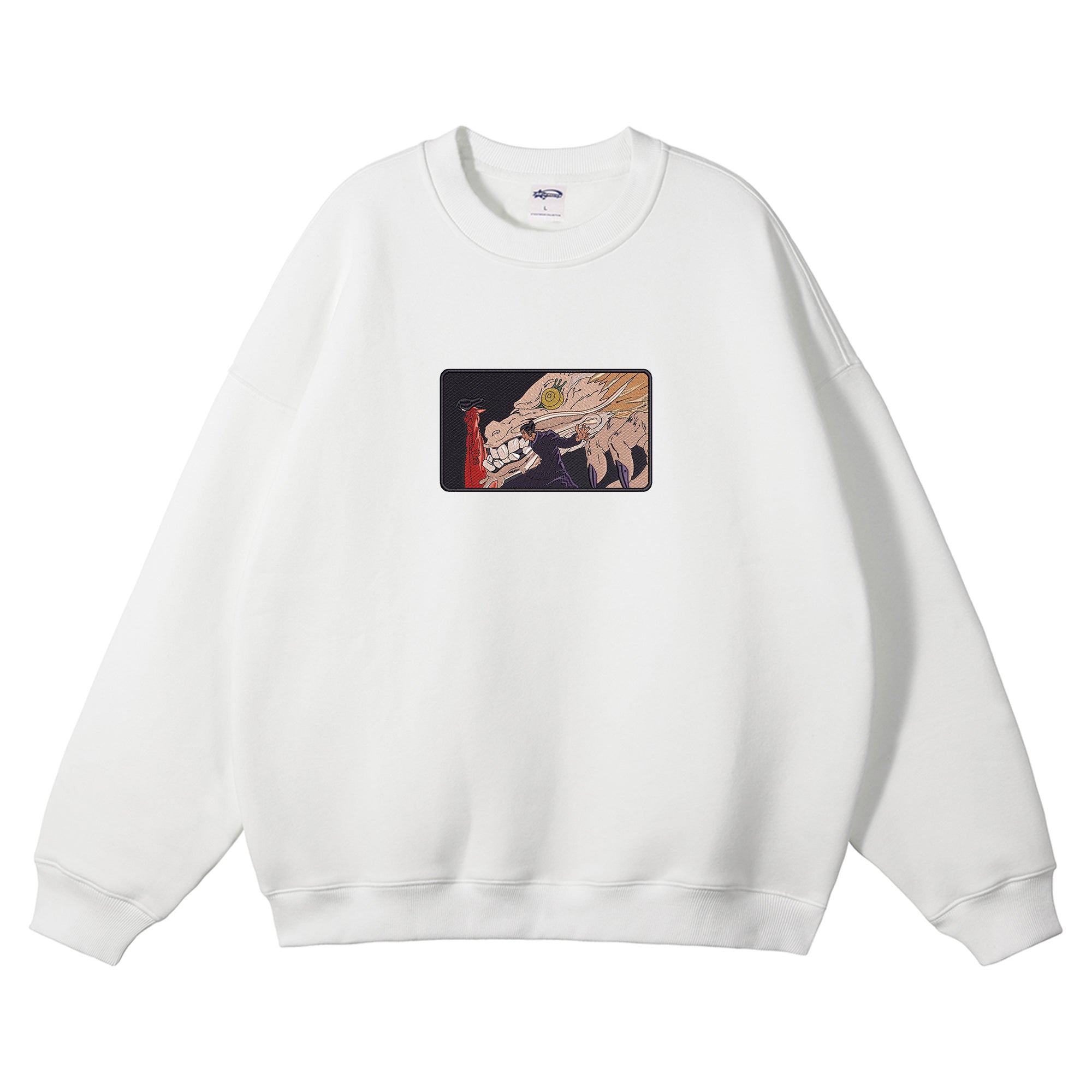 Geto Suguru Embroidered Crewneck Sweatshirt
