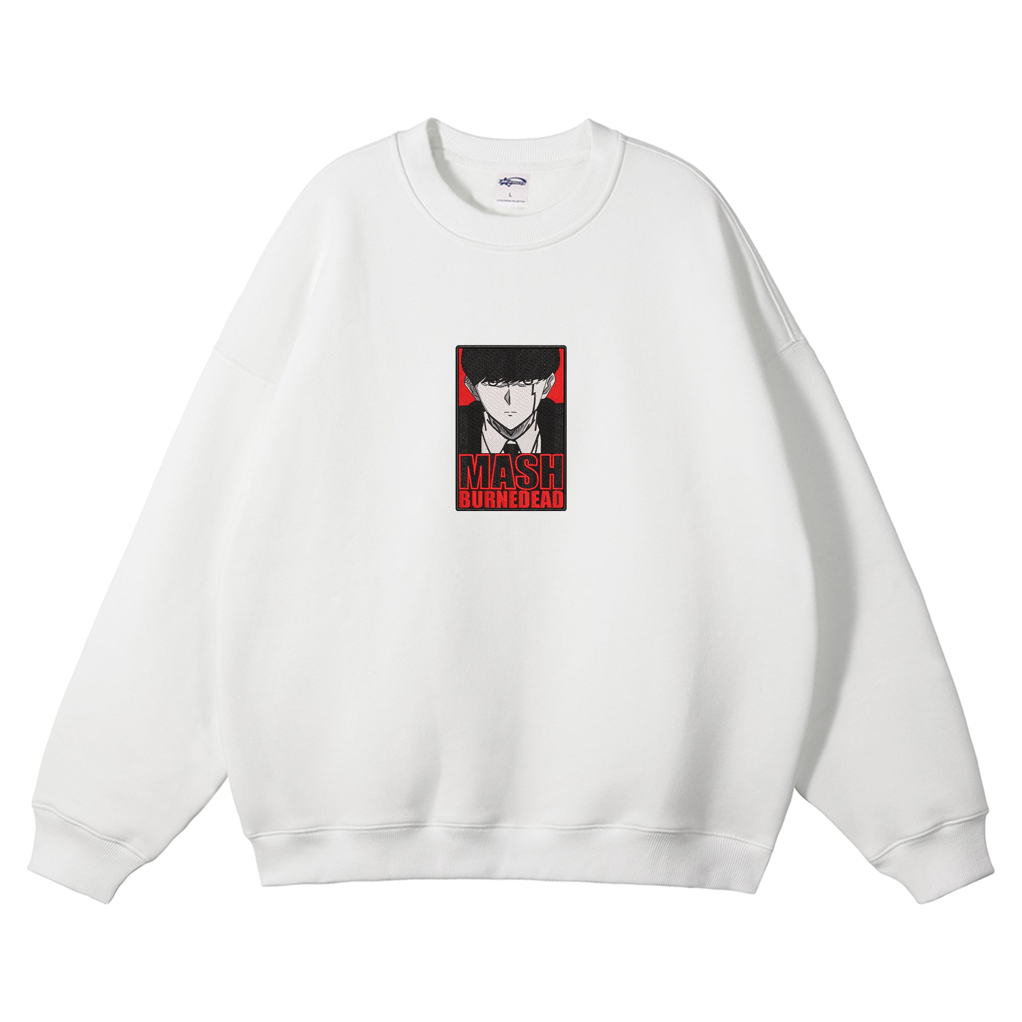 Mash Burnedead Embroidered Crewneck Sweatshirt