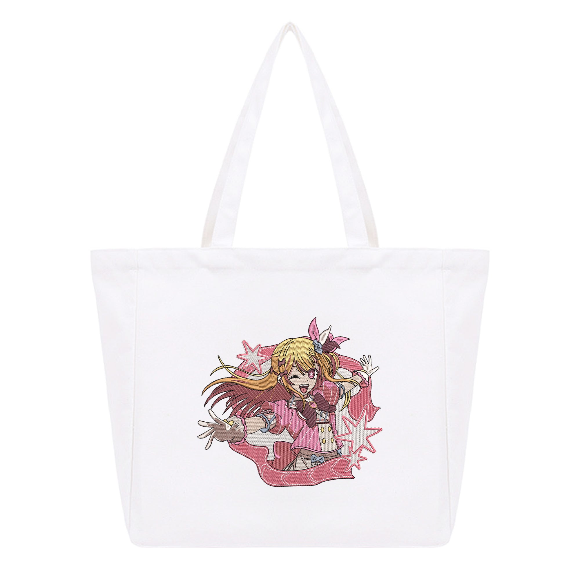 Hoshino Rubii Embroidery Cotton Tote Bag