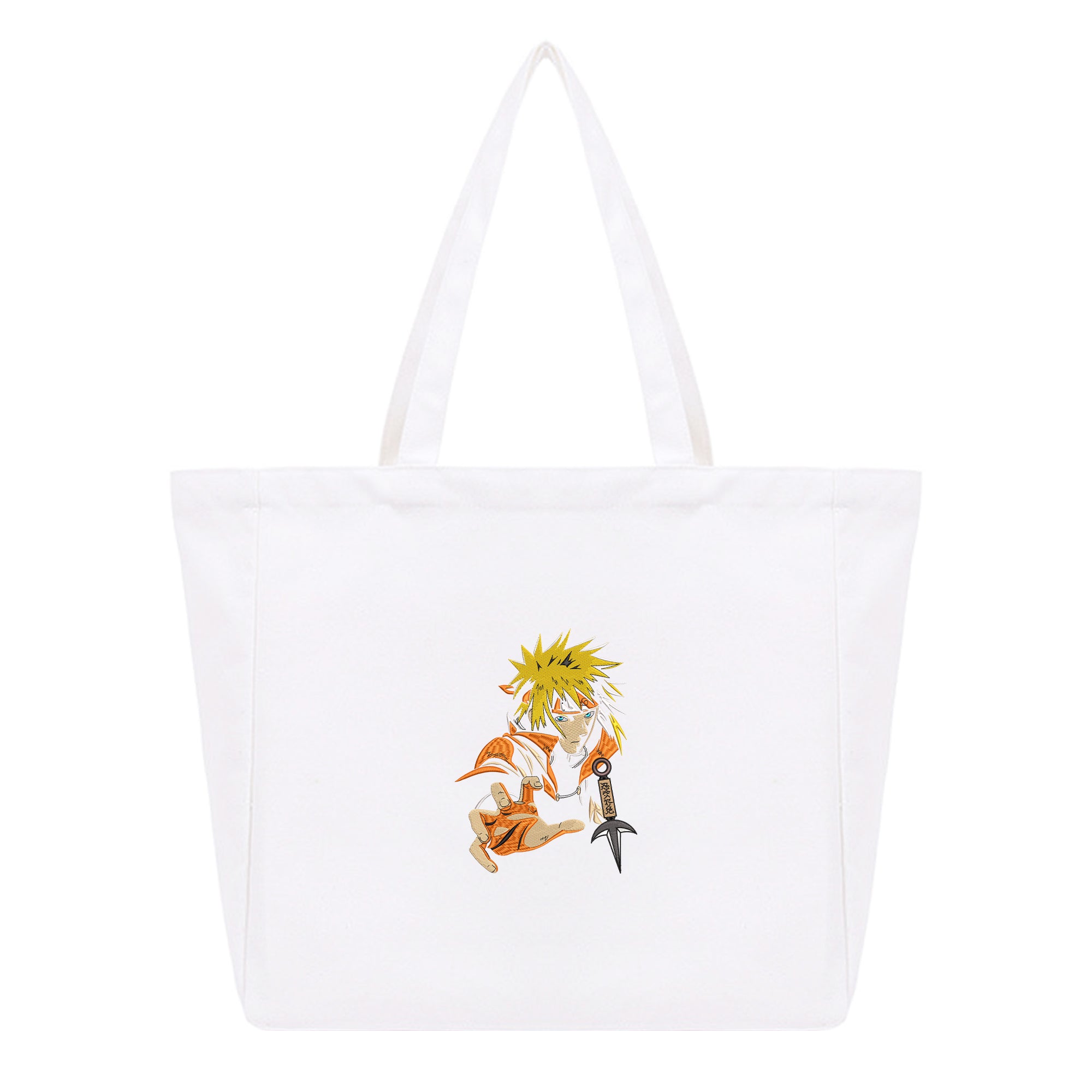 Naruto Embroidery Cotton Tote Bag