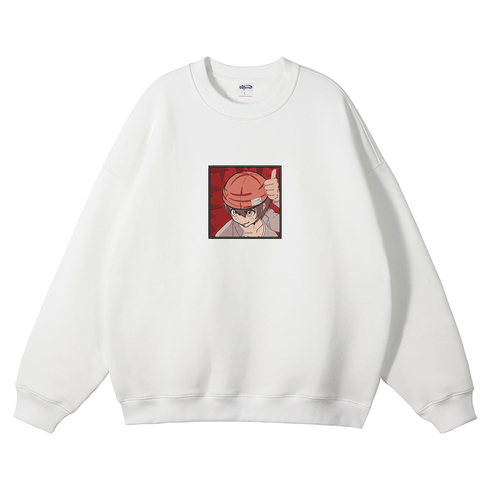 Fuuko Izumo Unluck Embroidered Crewneck Sweatshirt