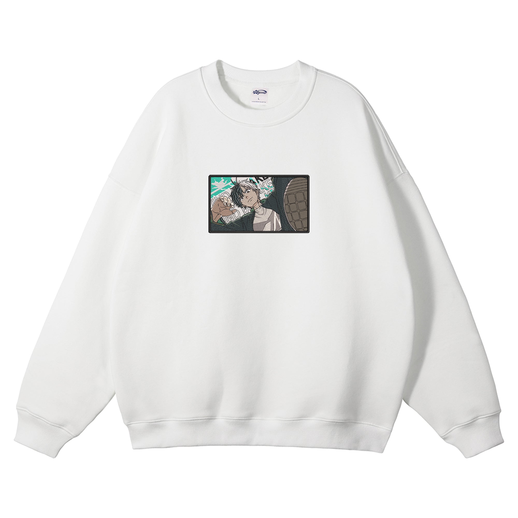 Sakura Haruka Embroidered Crewneck Sweatshirt