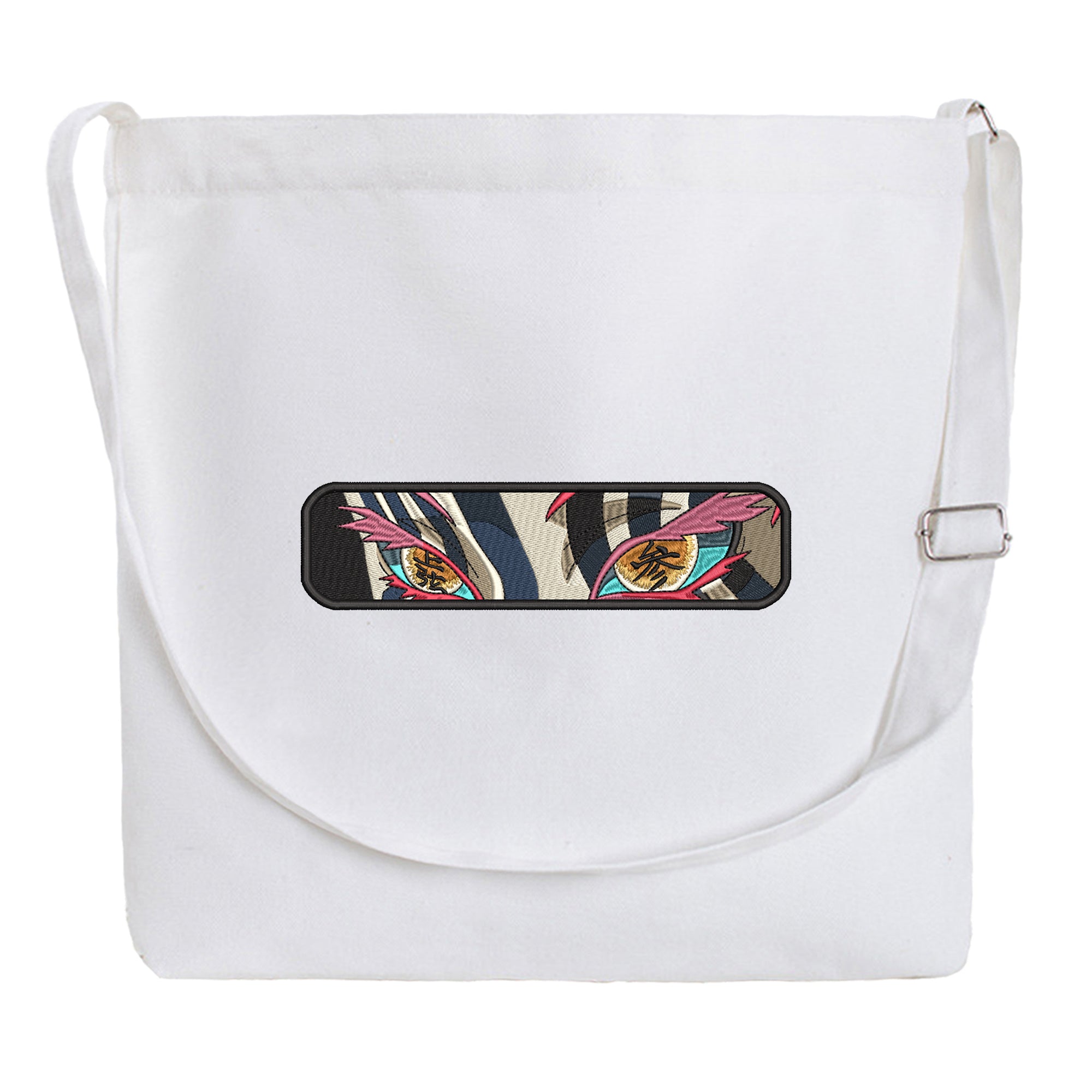 Akaza Embroidery Cotton Crossbody Bag