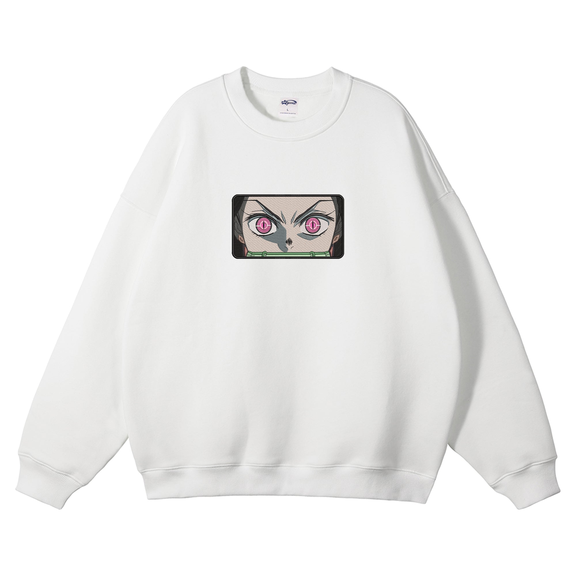 Kamado Nezuko Embroidered Crewneck Sweatshirt