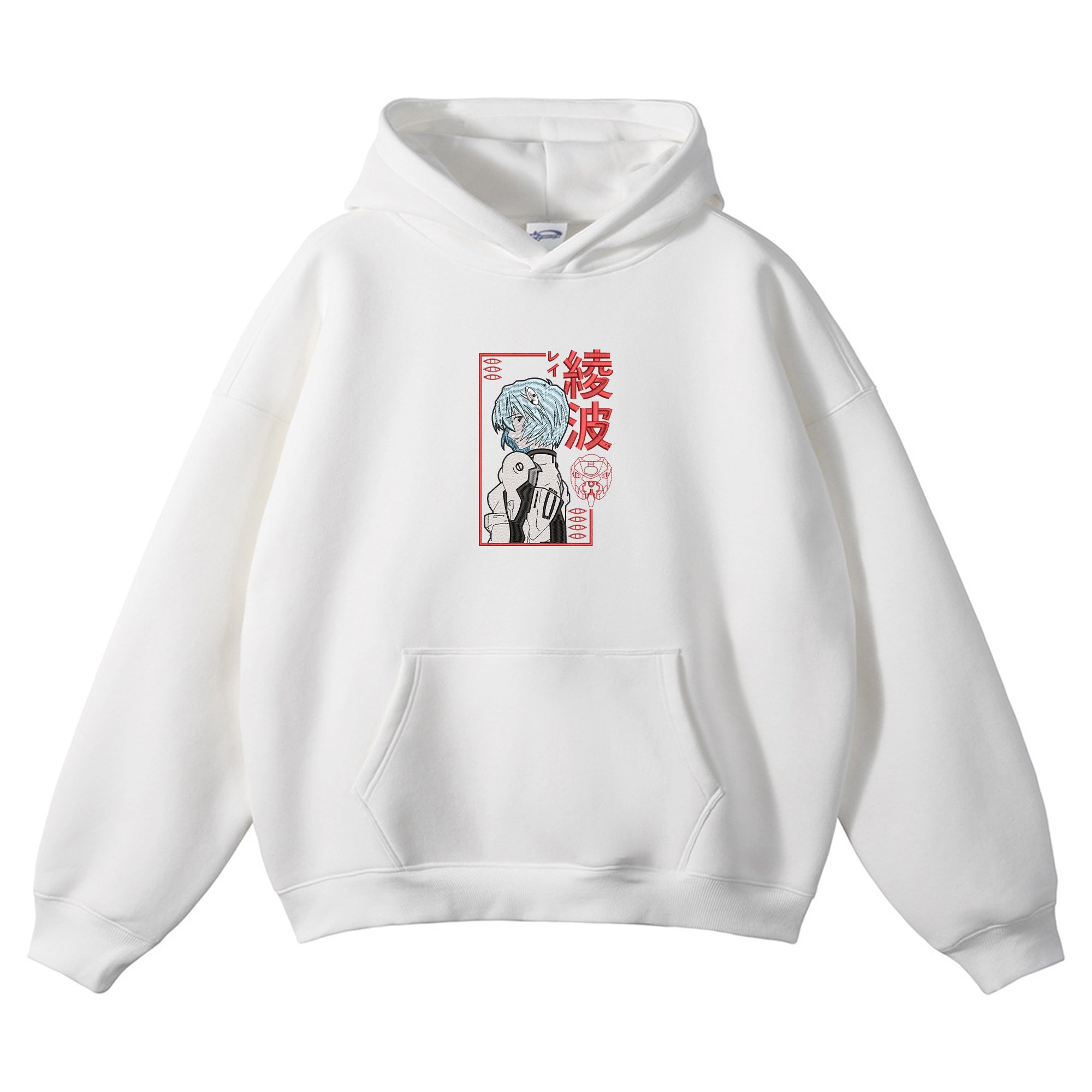 Rei Ayanami Embroidered Hoodie