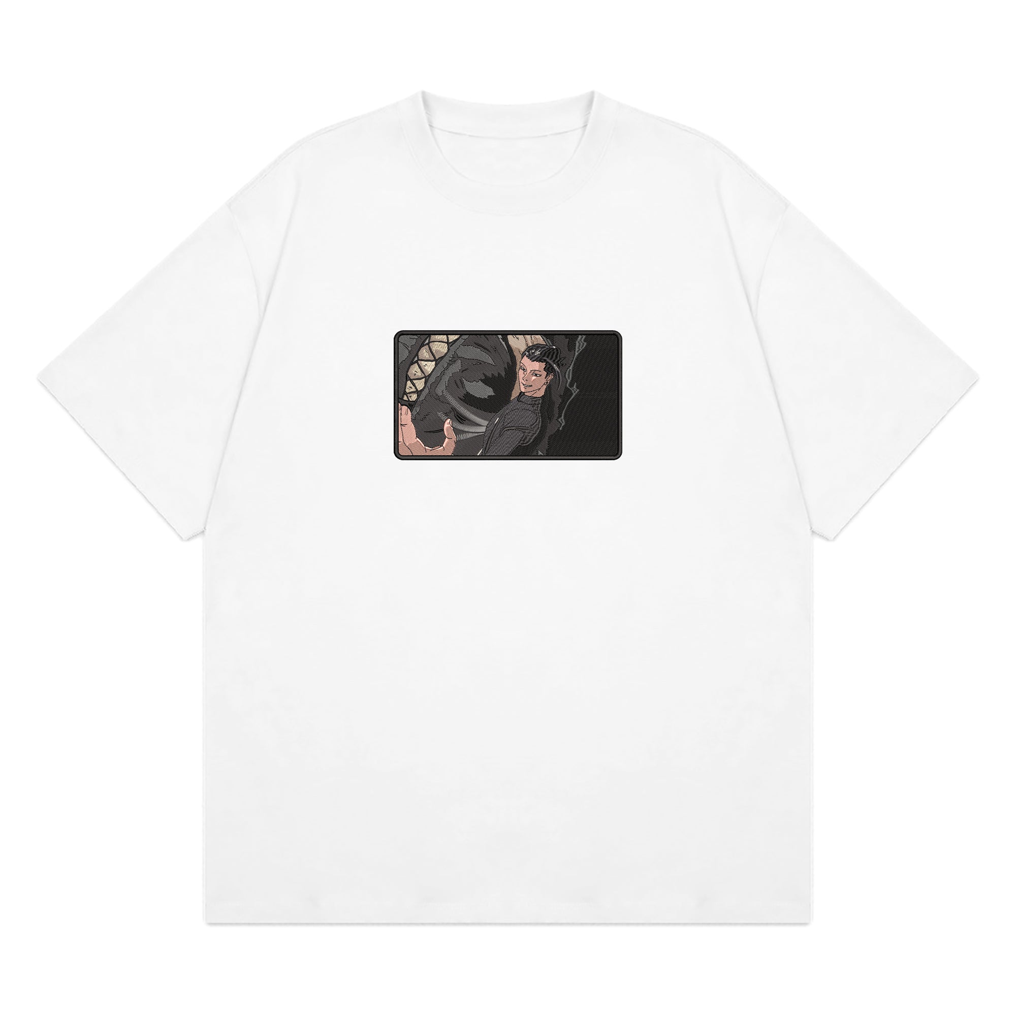 Geto Suguru Embroidered T-Shirt