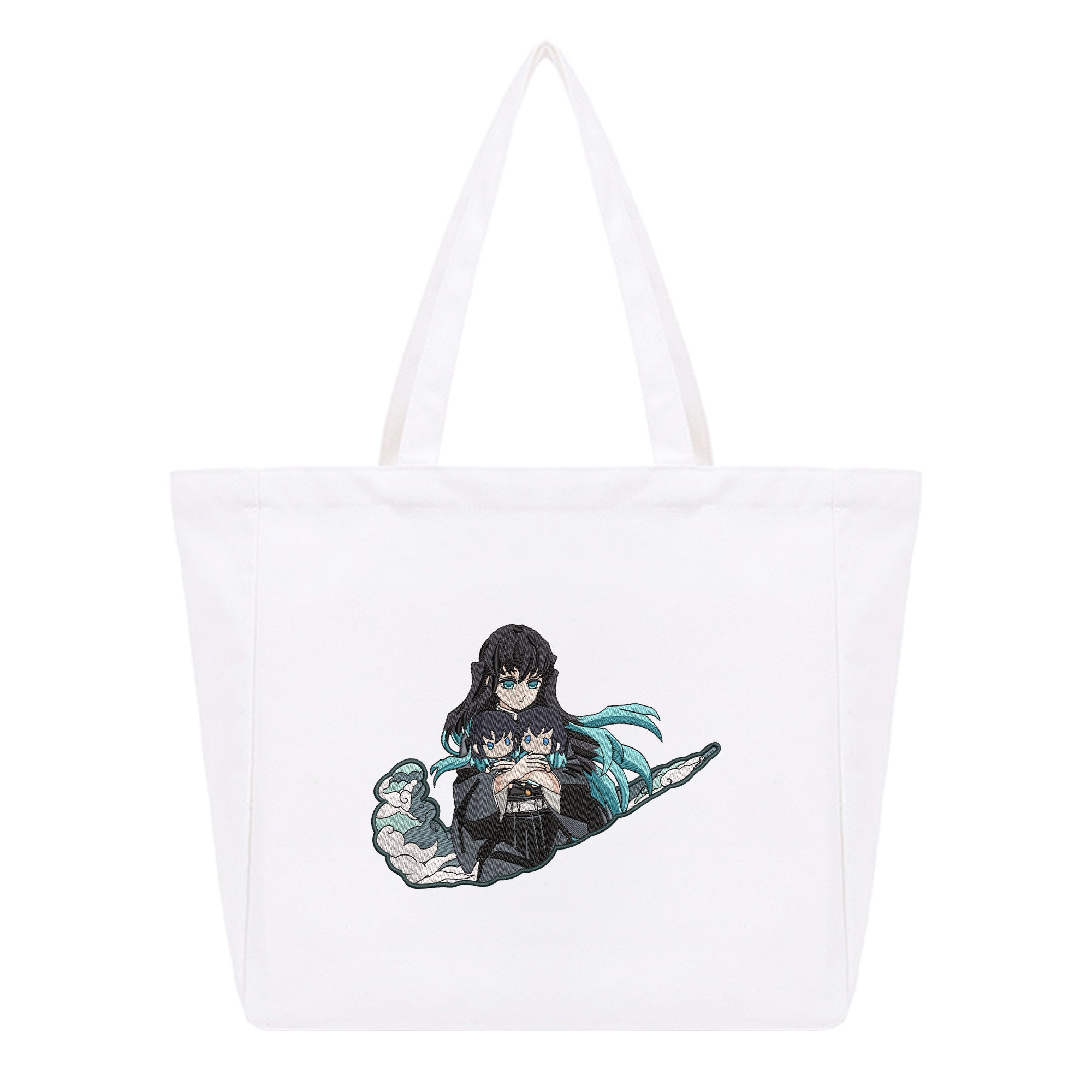 Tokitou Muichirou Embroidery Cotton Tote Bag