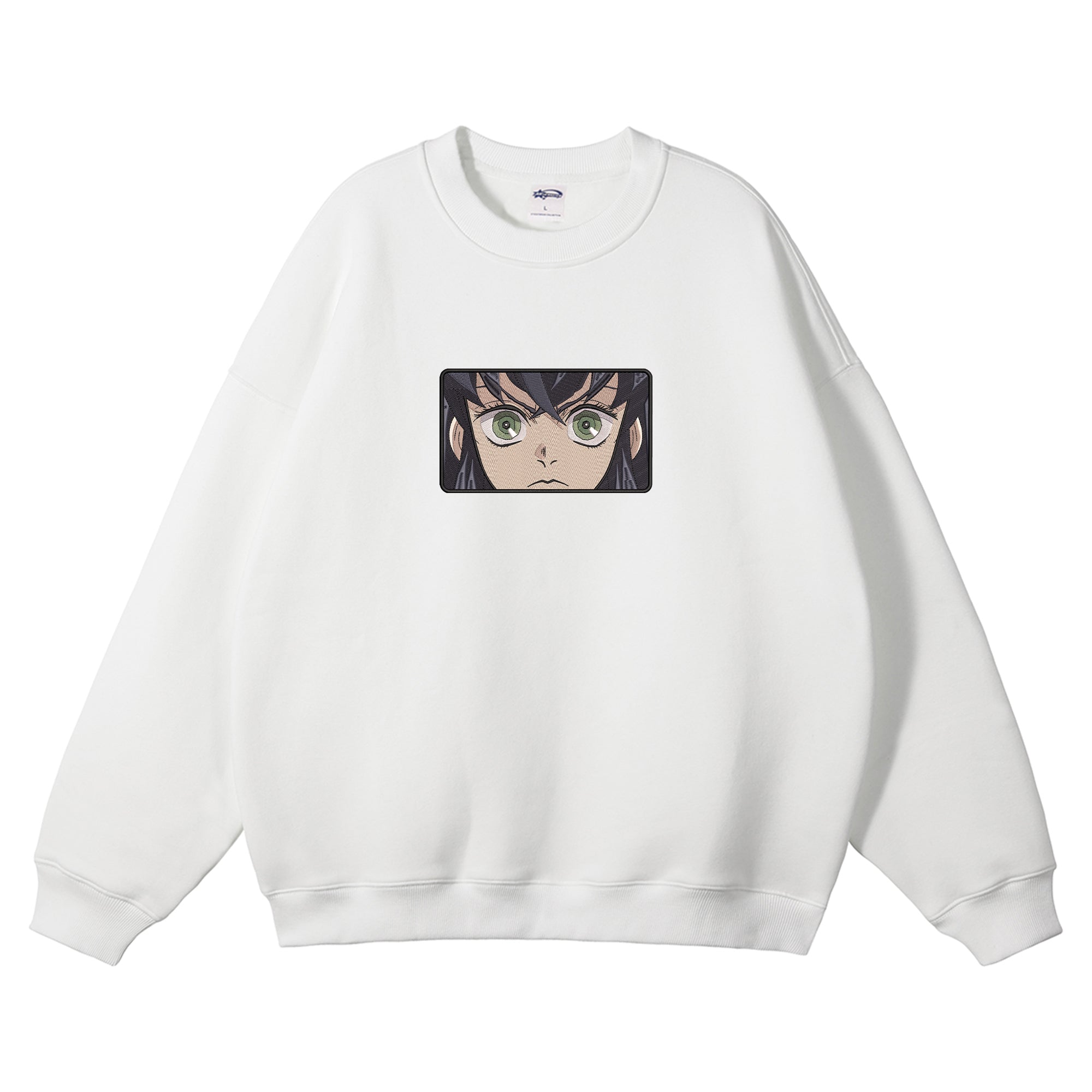 Hashibira Inosuke Embroidered Crewneck Sweatshirt