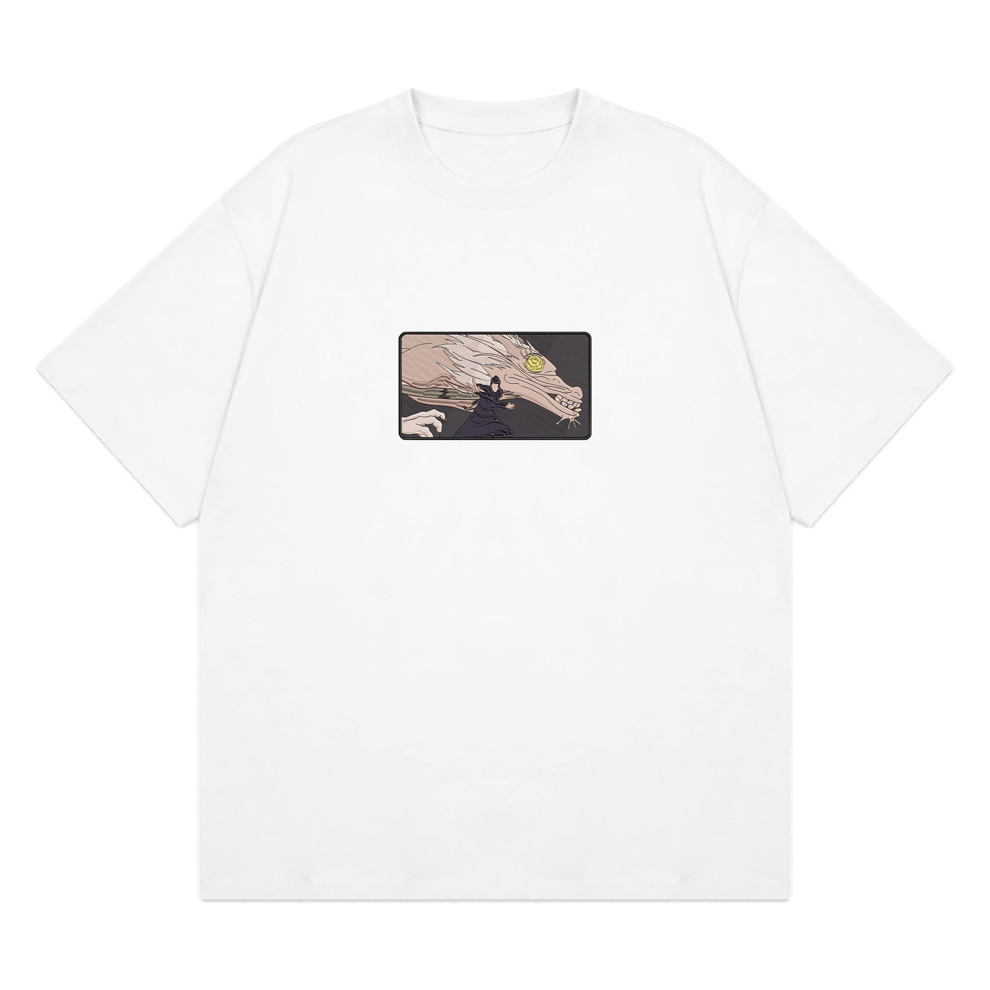 Geto Suguru Embroidered T-Shirt