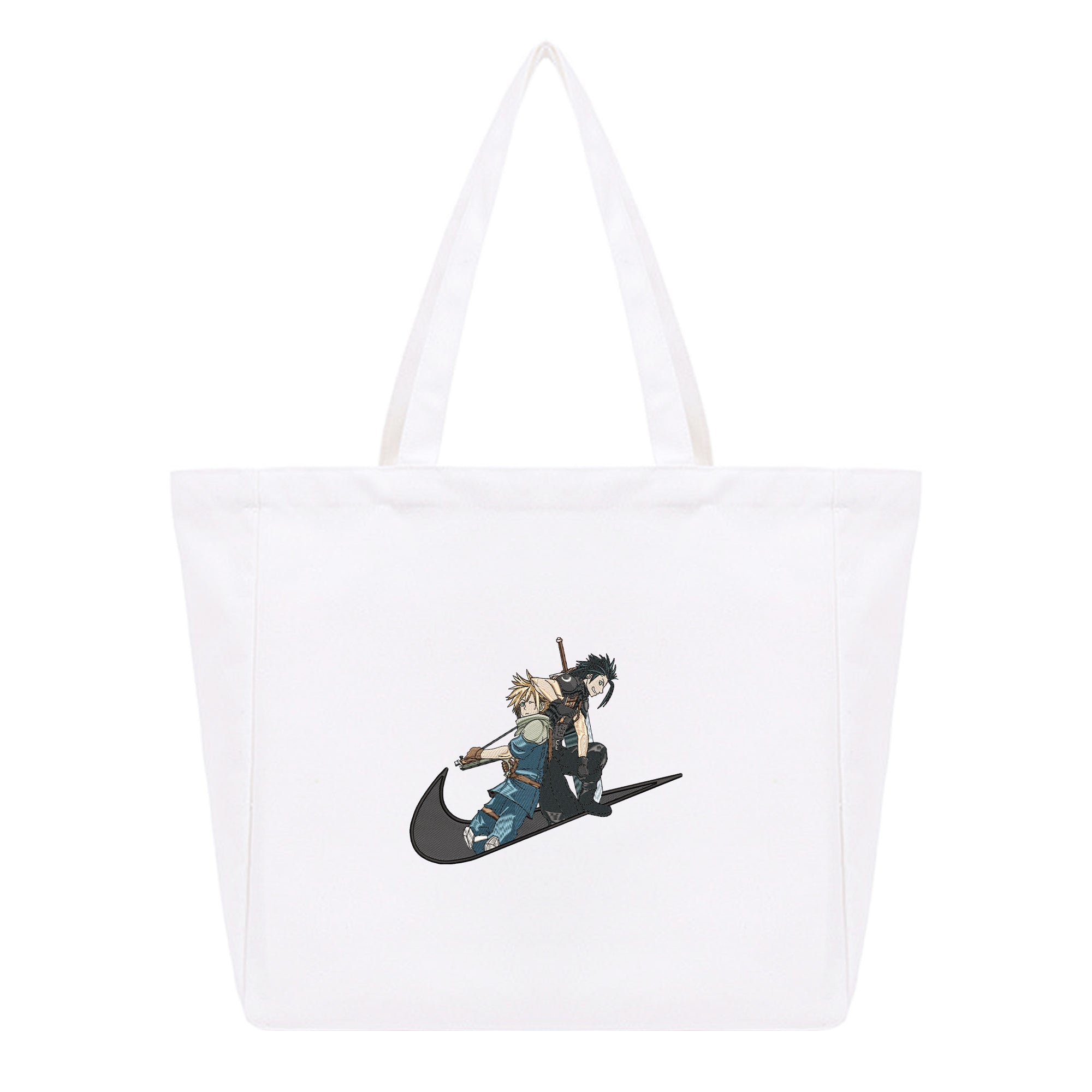 Cloud Zack Embroidery Cotton Tote Bag