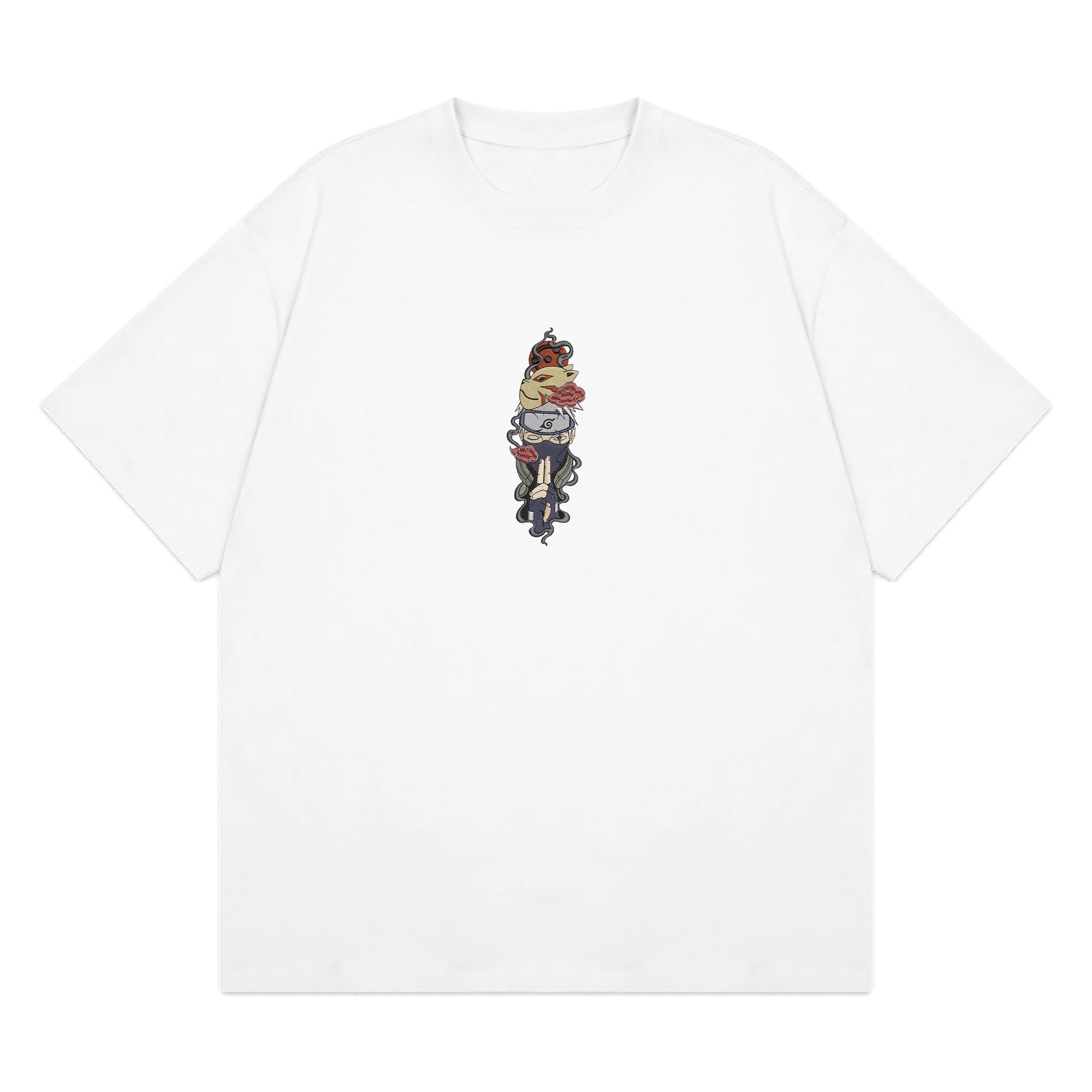 Hatake Kakashi Embroidered T-Shirt
