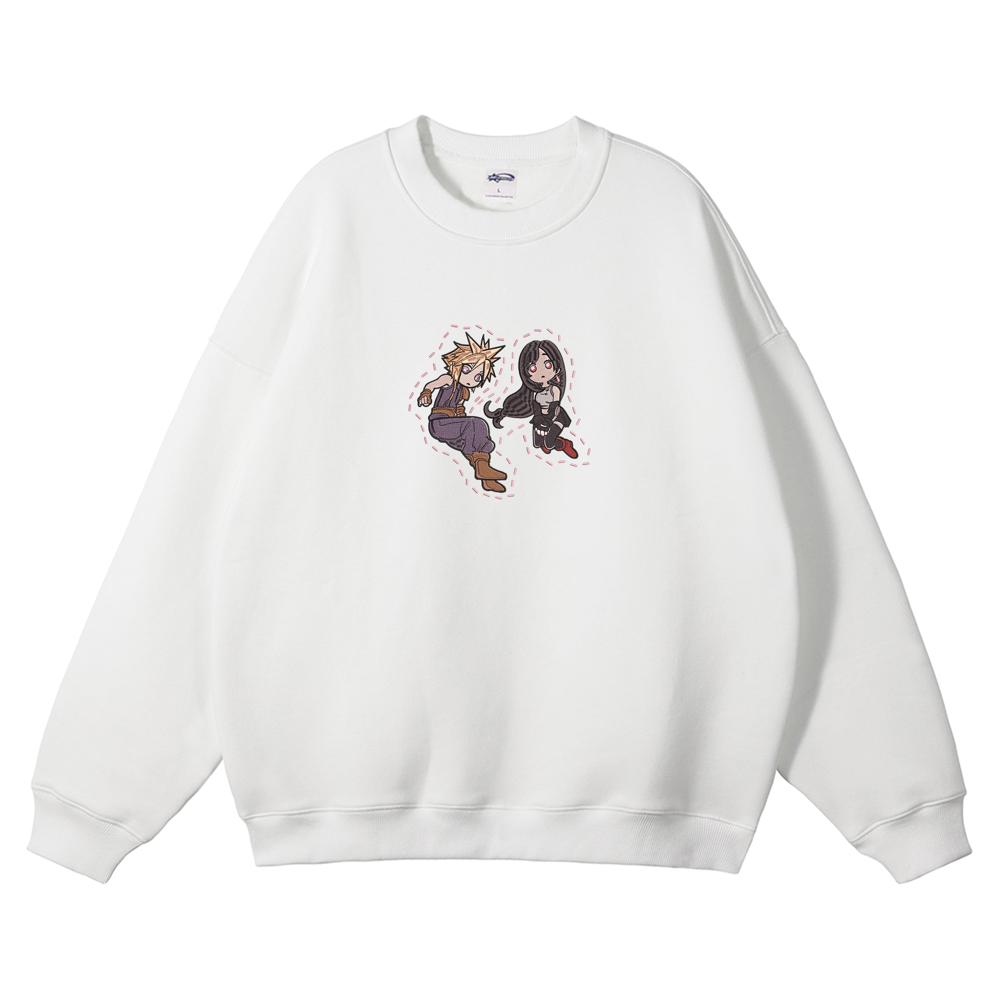 Cloud Tifa Embroidered Crewneck Sweatshirt